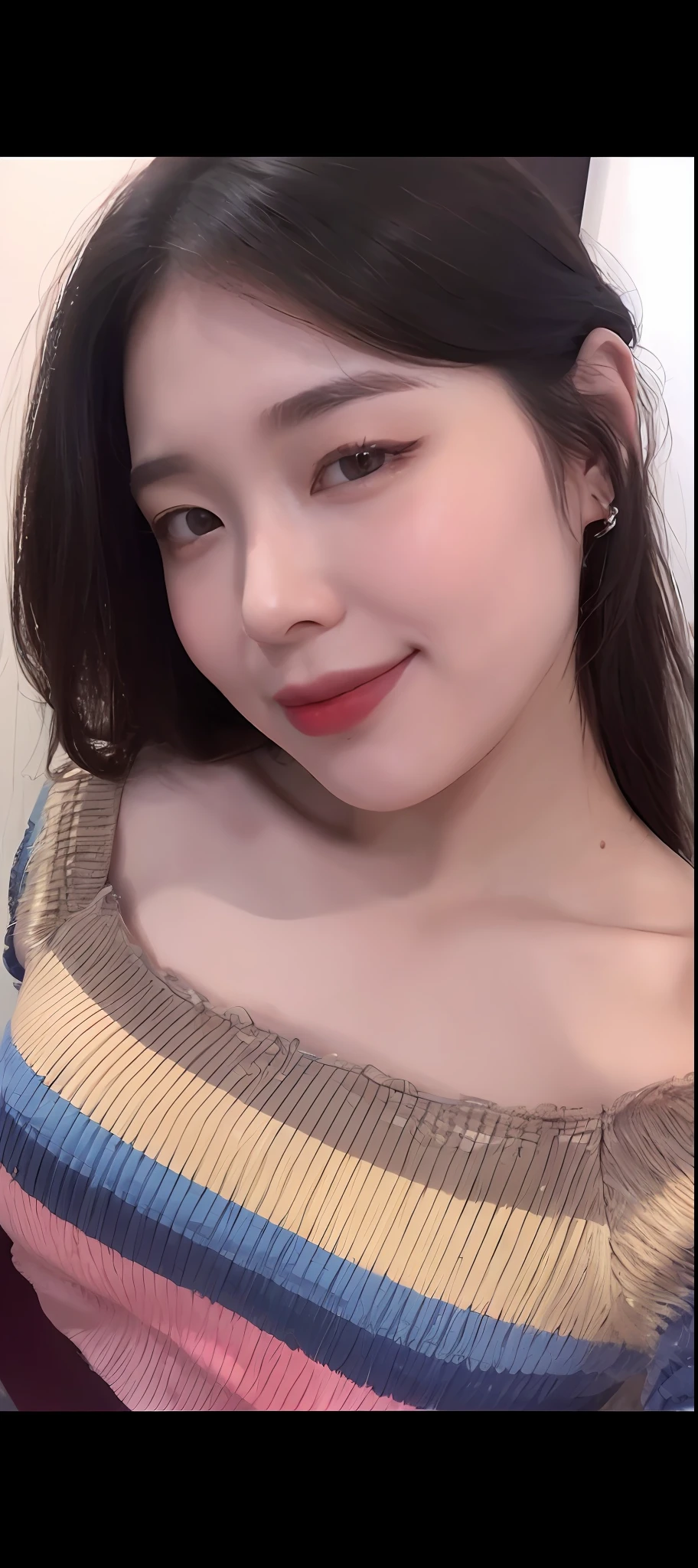 ((Best Quality, 8K, Masterpiece: 1.3)), 1girl, Slim Abs Beauty: 1.3, (Hairstyle Casual, Big Breasts: 1.2), Dress: 1.1, Super Fine Face, Delicate Eyes, Double Eyelids, Smile, Home