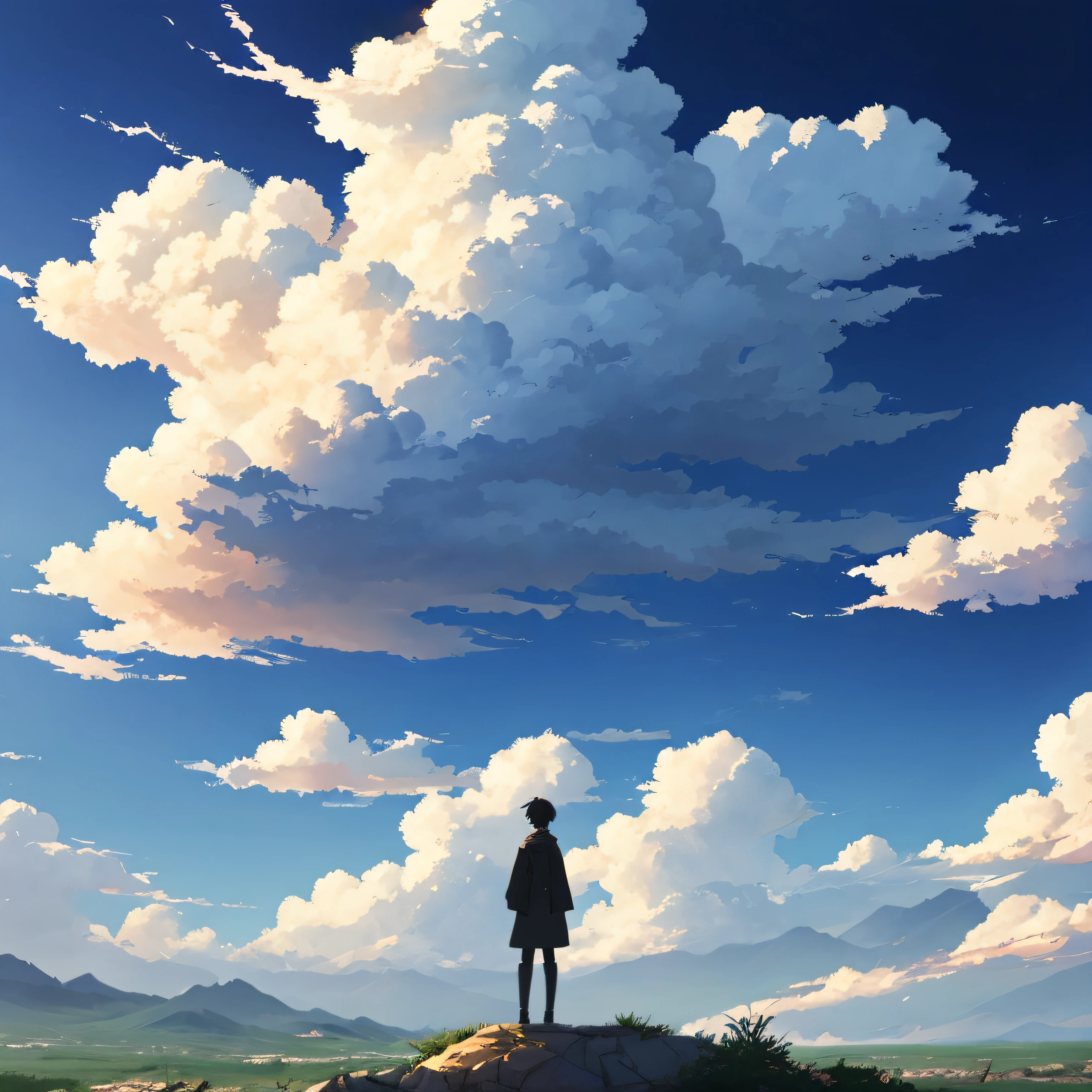 Makoto Shinkai
"Hoshi no Koe" anime. Feature film "Behind the Clouds, the Promised Place" --auto