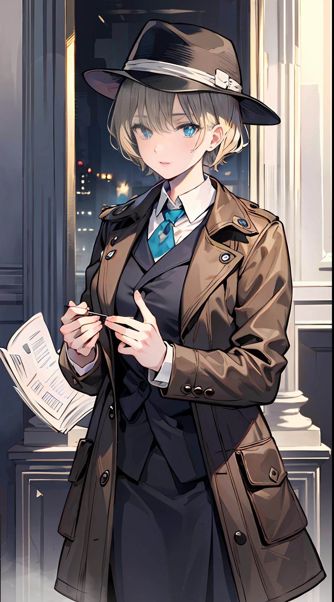 Female Sherlock Holmes.