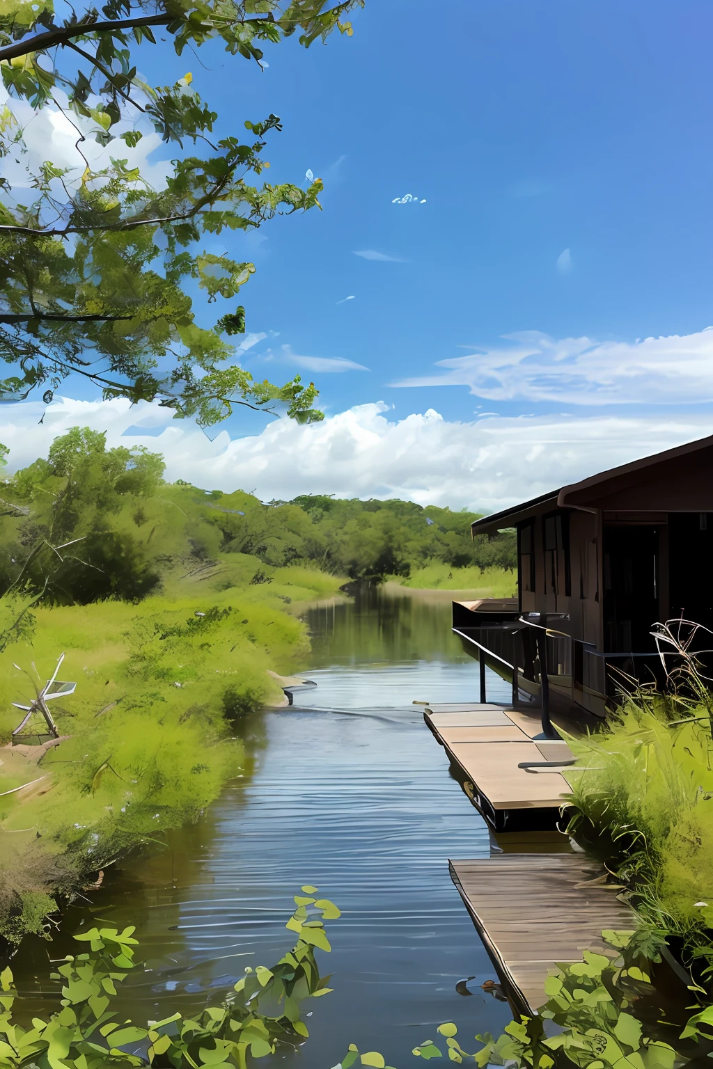 An ecologist studies wetland ecosystems where water maintains ecological balance