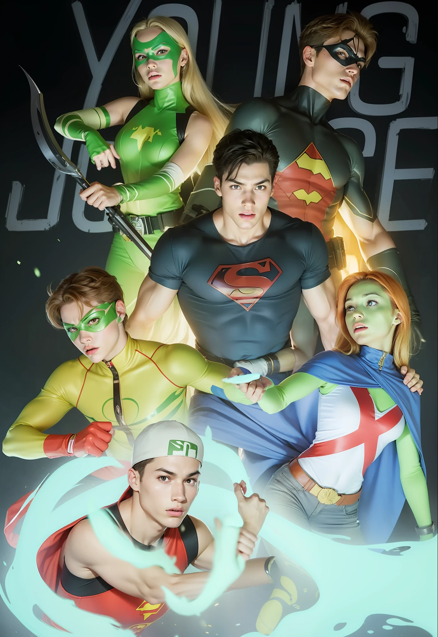 Extremely realistic, young justice, heroes