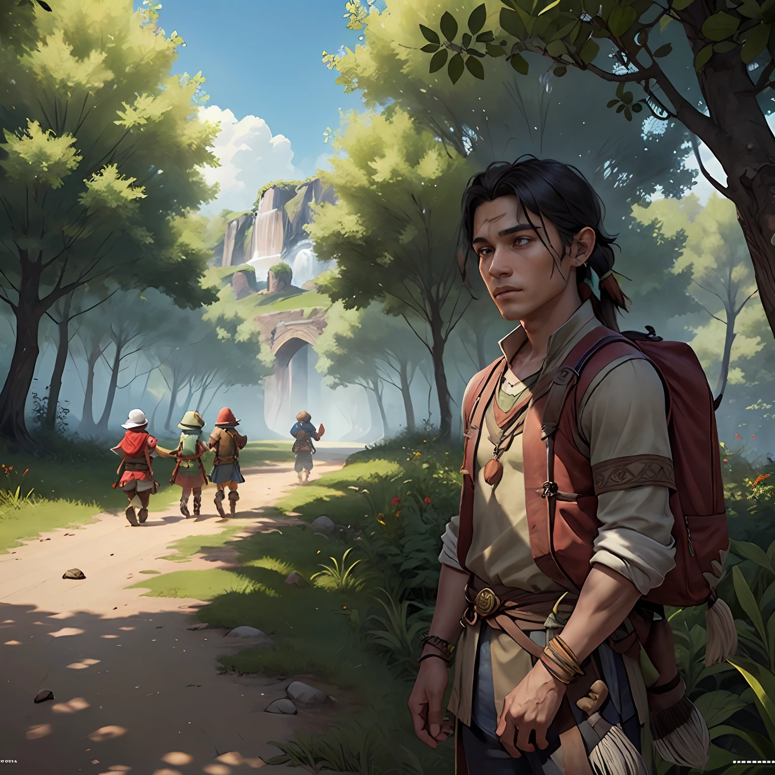 Letter invitation to a children's quest game The Mystery of the Lost Tribe, survival quest style, photo, realistic, hq 50 --q 2 --v 5 --s 2