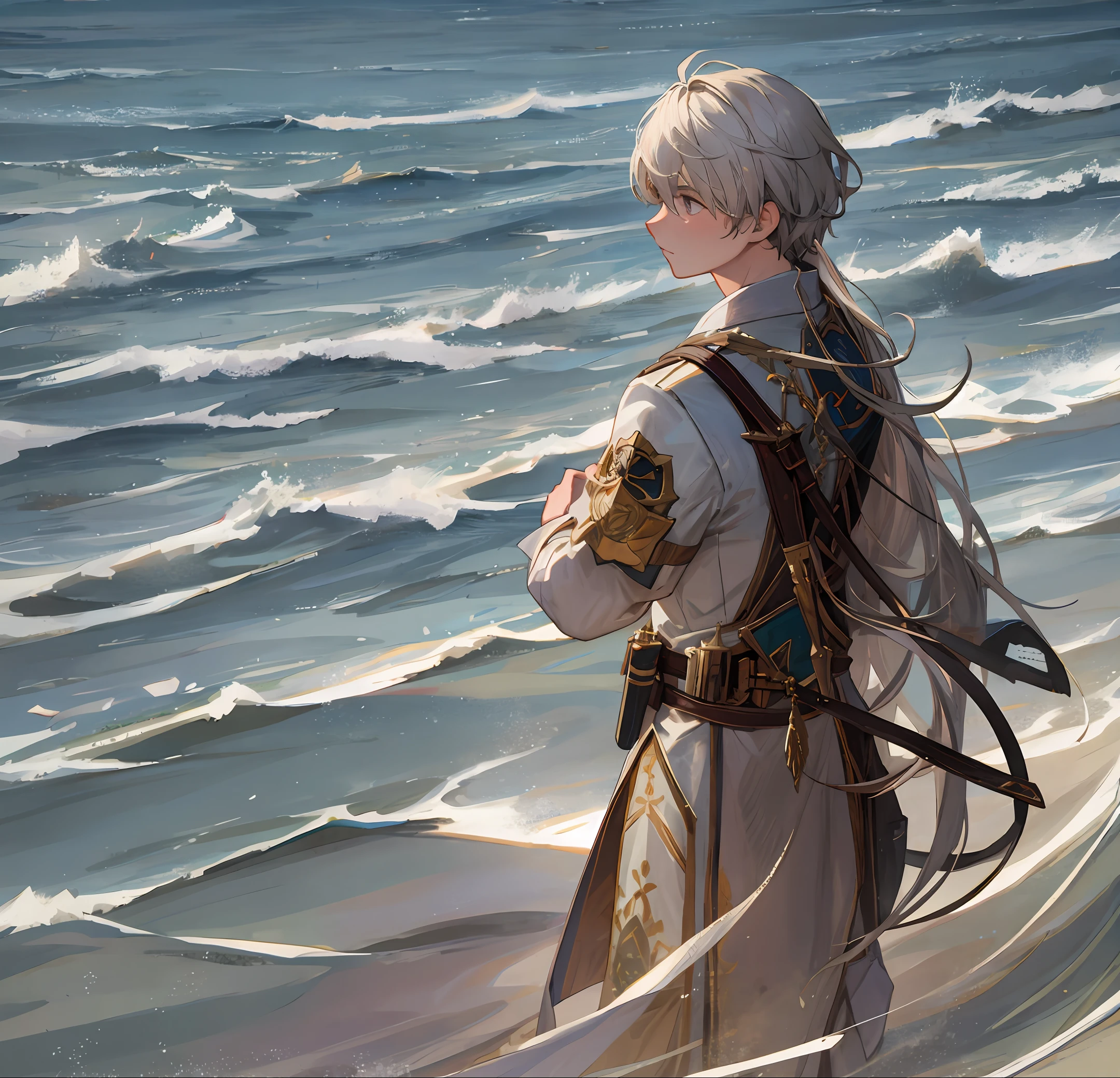 The land in the sea