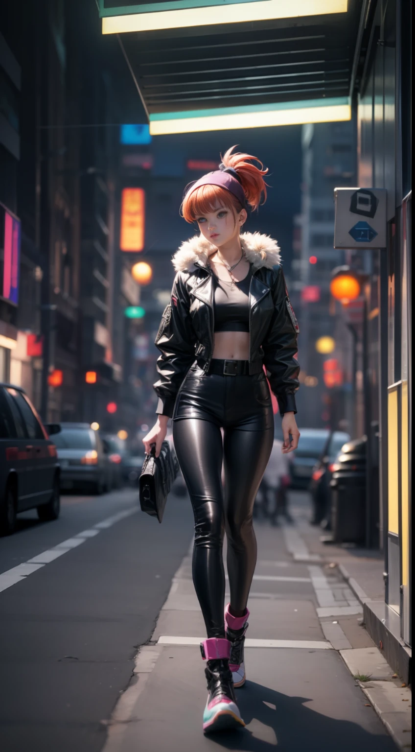 In the spirit of 1980s Cyberpunk Anime