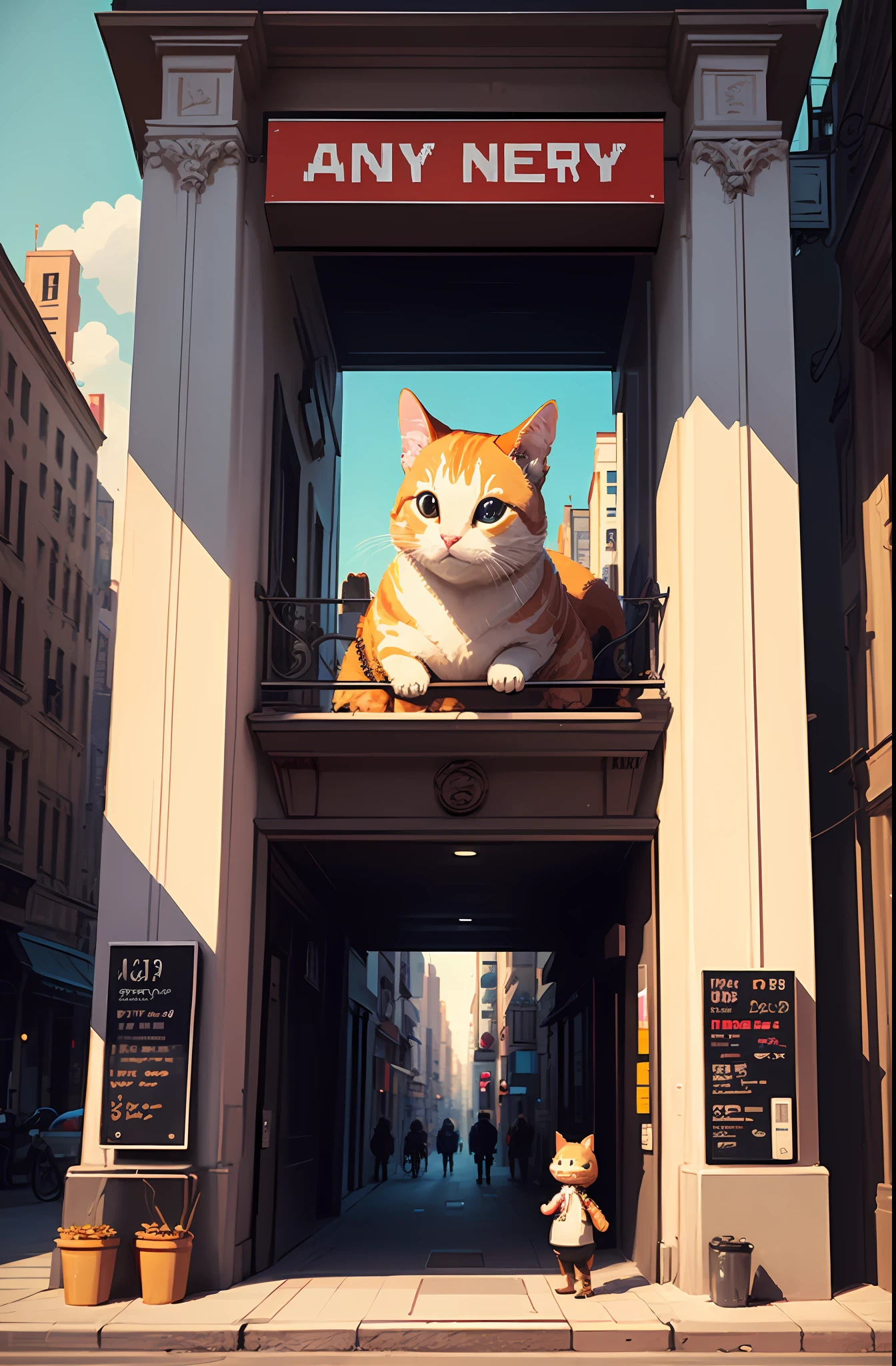 Pixel art, a cute animal, in a futuristic city, side view, Retro, Andy Warhol. --auto