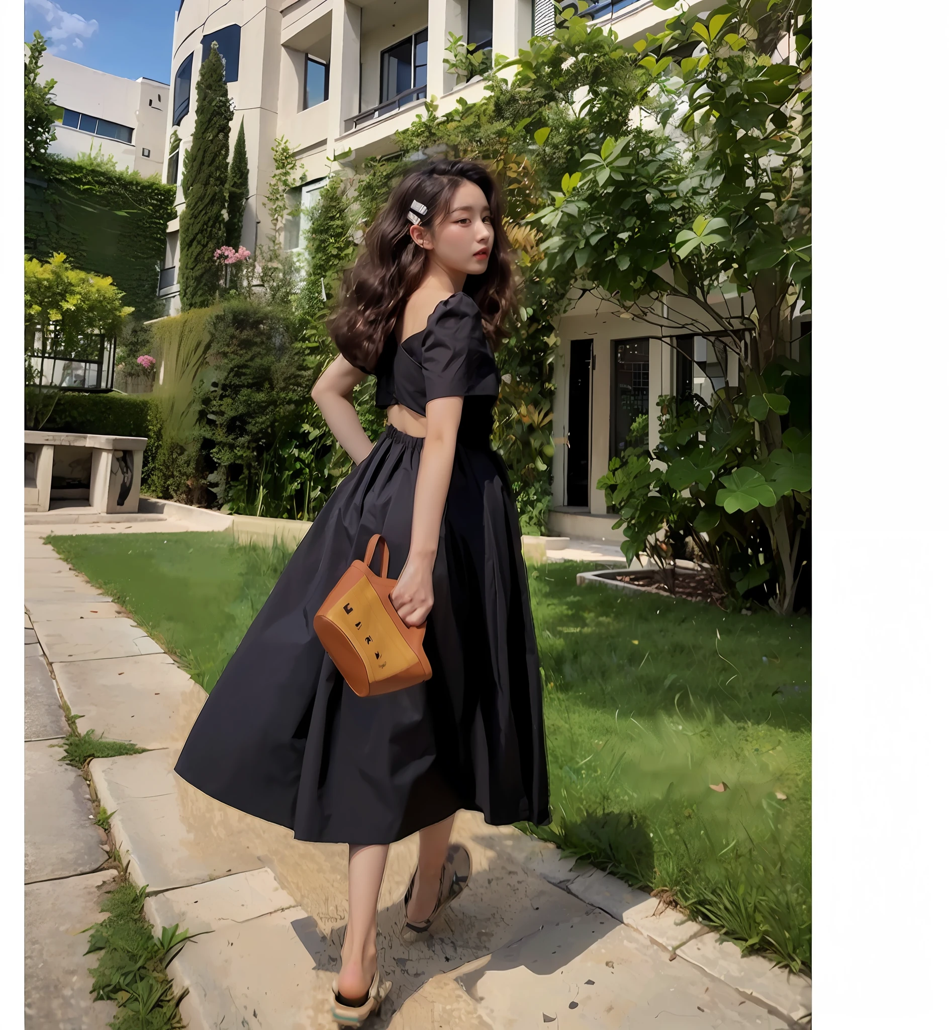 (High detail of clothes: 4) Fine masterpiece of clothing, top quality, super high definition, super detail, crystal clear, cinematic light (realism: 1.4), super high resolution.