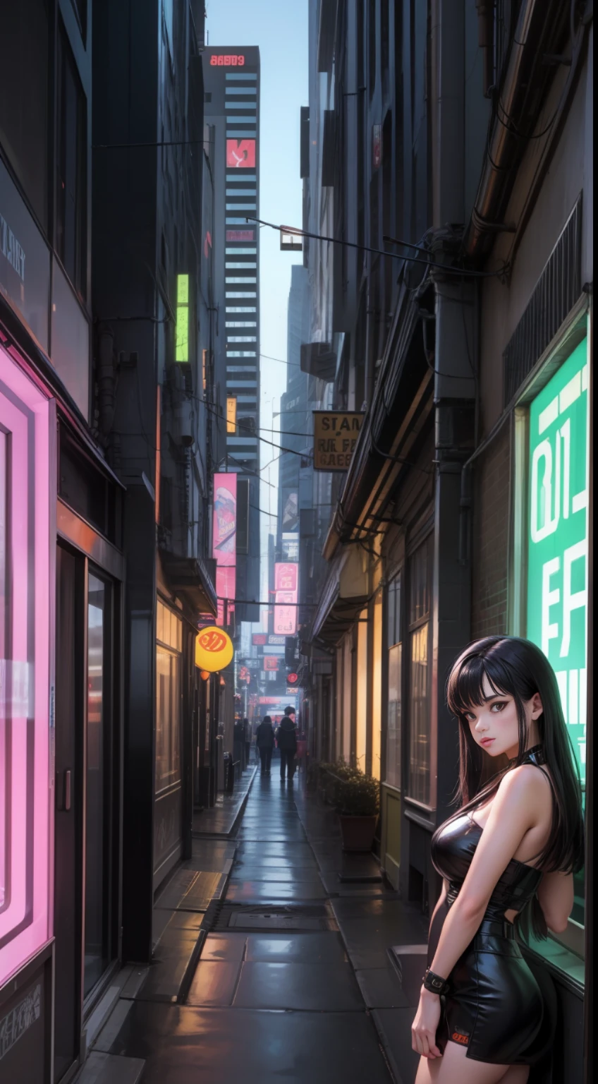 In the spirit of 1980s Cyberpunk Anime