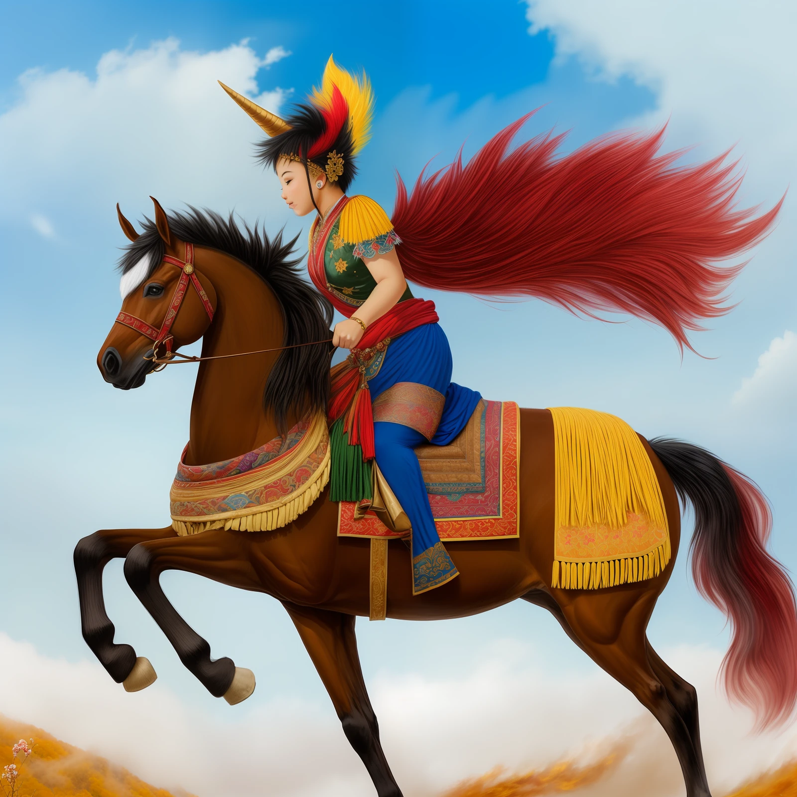 Tibetan wind centaur