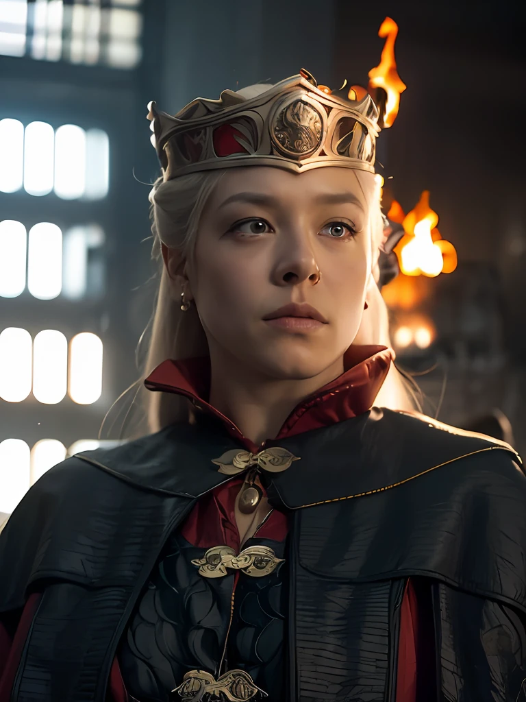 cinematic background with flames, fire, dragon. cinematic lighting.