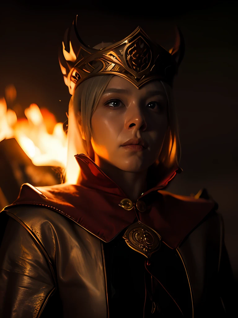 cinematic background with flames, fire, dragon. cinematic lighting.