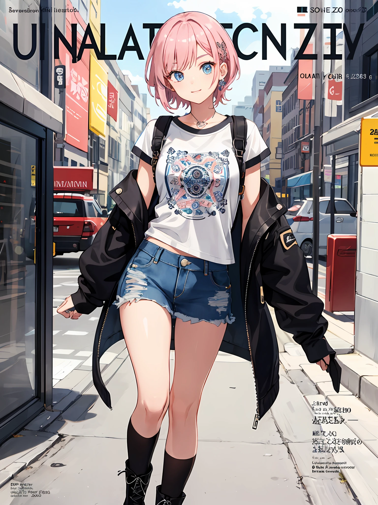 young beautiful girl, ultra detailed, official art, unity 8k wallpaper, (fashion magazine cover:1.3),
BREAK
denim mini skirt, graphic tee, combat boots
, mandala