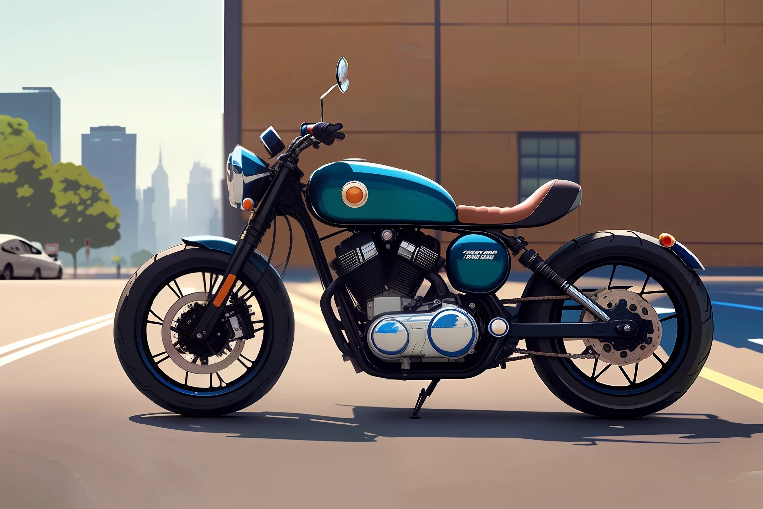 motorcycle Designed by teenage engineering+simon stalenhag,style of laurie greasley, studio ghibli, akira toriyama, james illeard, genshin impact, 8k resoultion,hyper realstic , dieter rams. detailed render. smooth cam de leon eric zener dramatic, mark ryden and pixar and hayao miyazaki,((( An extremely complex and advanced chassis)))