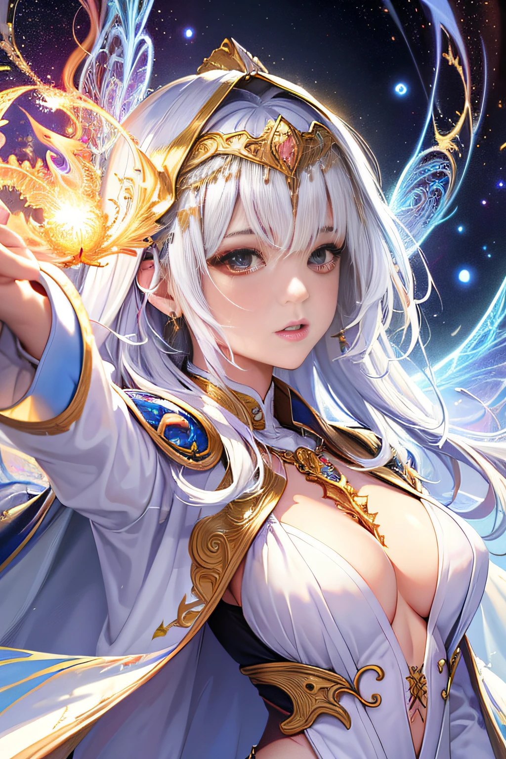 Hades god of the underworld, RAW photo by artgerm, attractive i robot demon queen with crown and red eyes, soft, intricate, elegant, highly detailed natural light, digital painting, artstation, concept art, soft and sharp focus, illustration, art by gaston bussiere and greg rutkowski and alphonse mucha and uang guangjian and gil elvgren, symmetry!,emb-rrf2