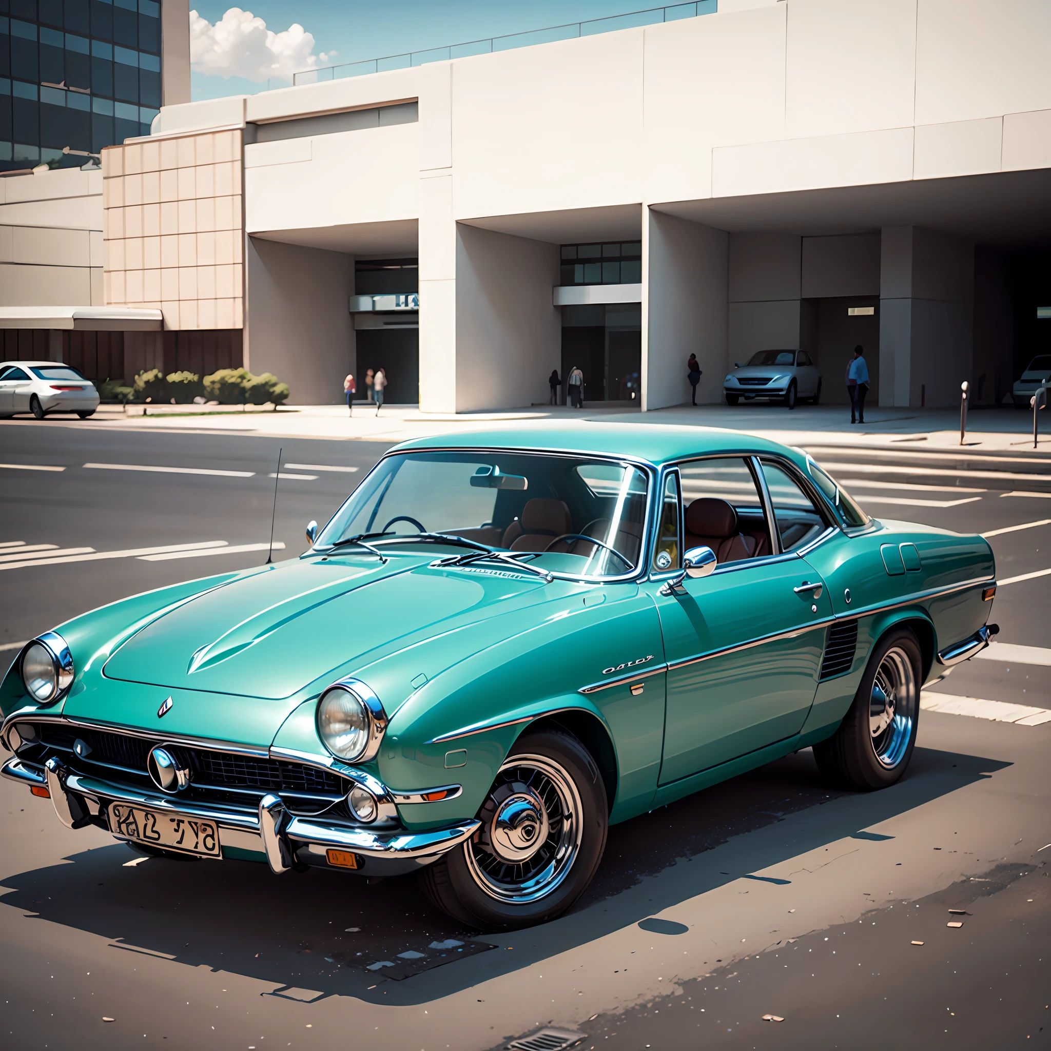 Super delicate Bauhaus-style car with the highest definition. --auto