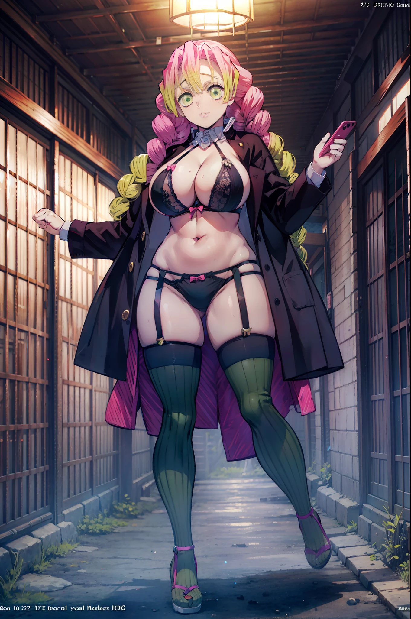 Lingerie, large, wide thighs