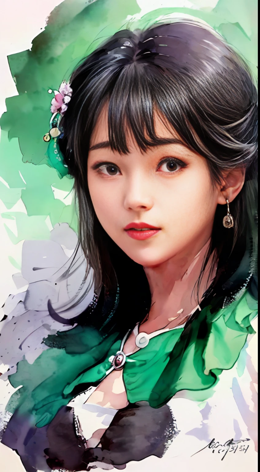 (upper body: 1.5),(white background:1.4), ((tachi-e)), original,(illustration:1.1),(best quality),(masterpiece:1.1),(extremely detailed CG unity 8k wallpaper:1.1), (colorful:0.9),(panorama shot:1.4),(full body:1.05),(solo:1.2), (ink splashing),(color splashing),((watercolor)), clear sharp focus,{ 1girl standing },((chinese style )),flower background,outdoors,rocks, looking at viewer, make happy expressions,soft smile,pure,beautyfull detailed face and eyes,beautyfull intricacy clothing decorative pattern details, black hair,black eyes,colorwater