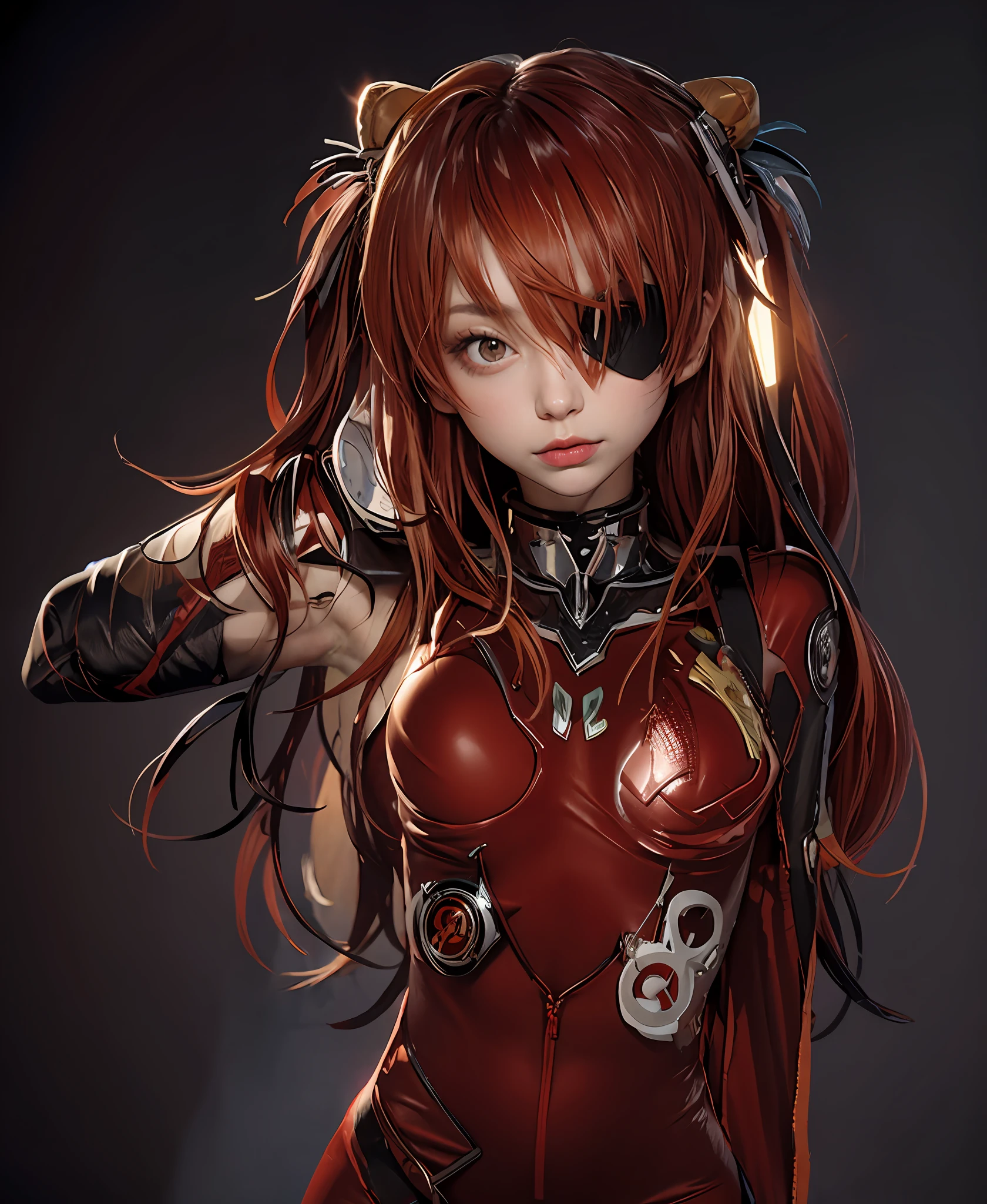 Red bodysuit