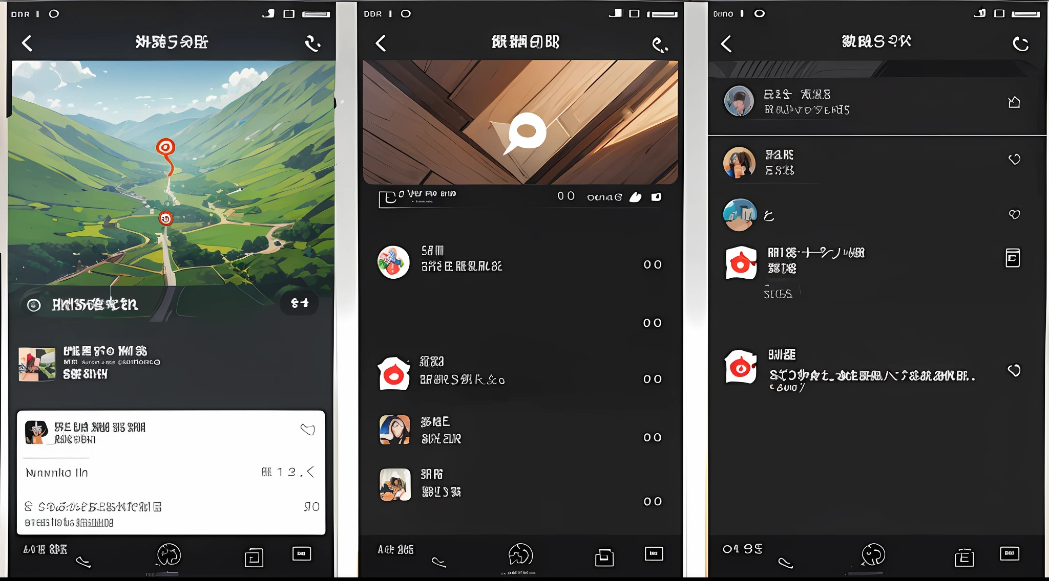 Mobile WeChat chat group interface