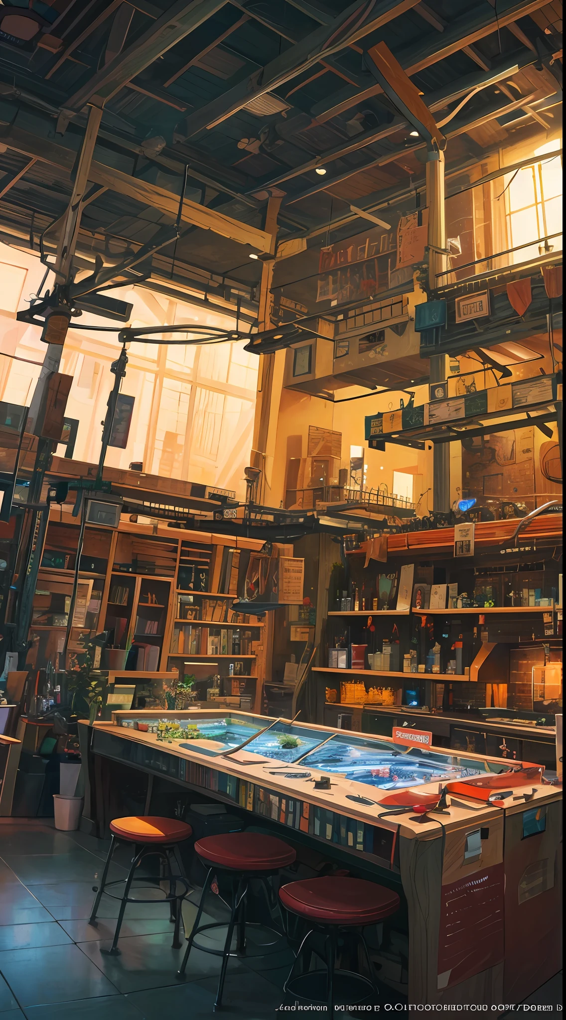 Bloom James Gurney, art station rendering, ultra-wide lens, high definition