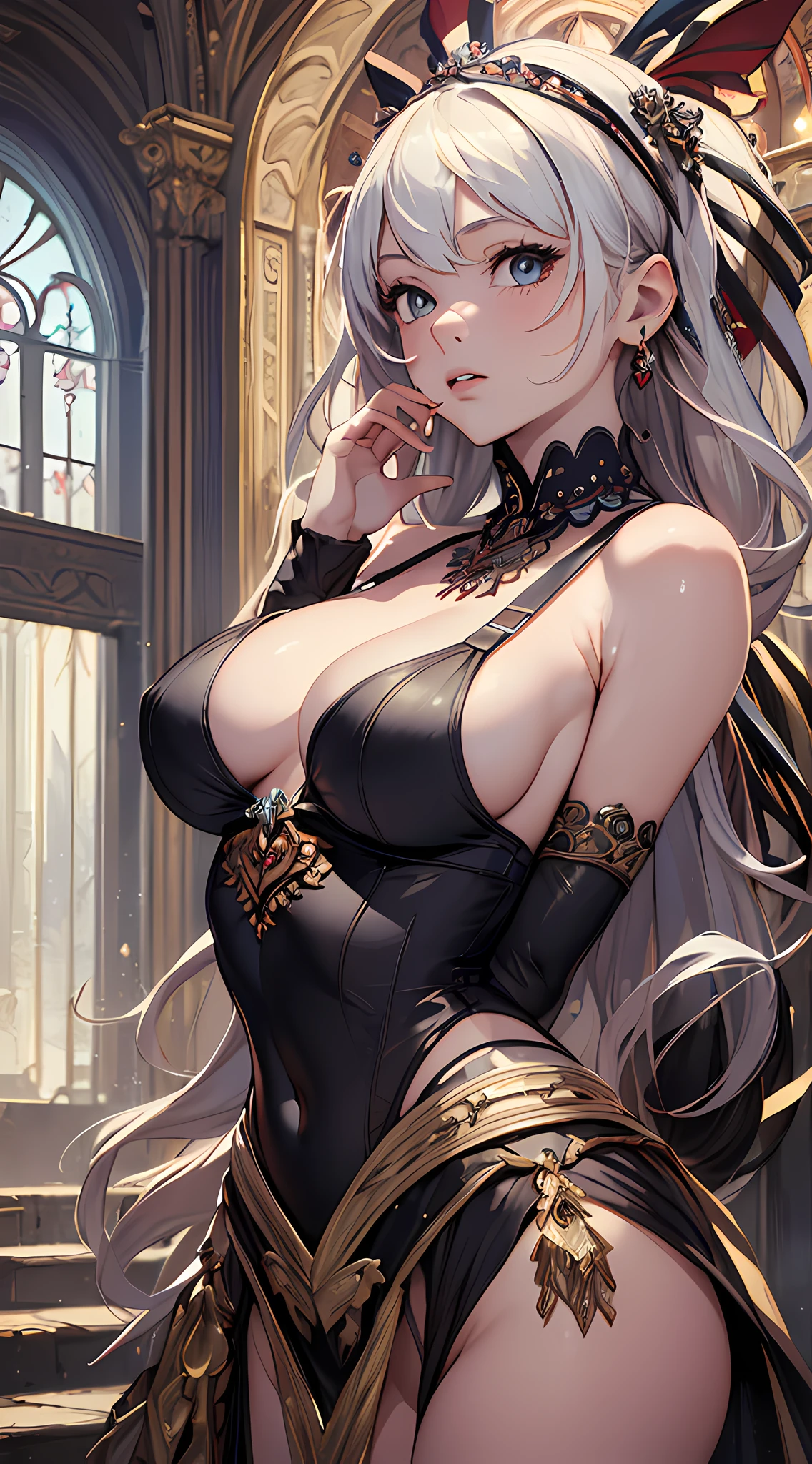 (masterpiece, best quality:1.8), 8k, official art, absurdres, shrpnss, 1girl, upper body