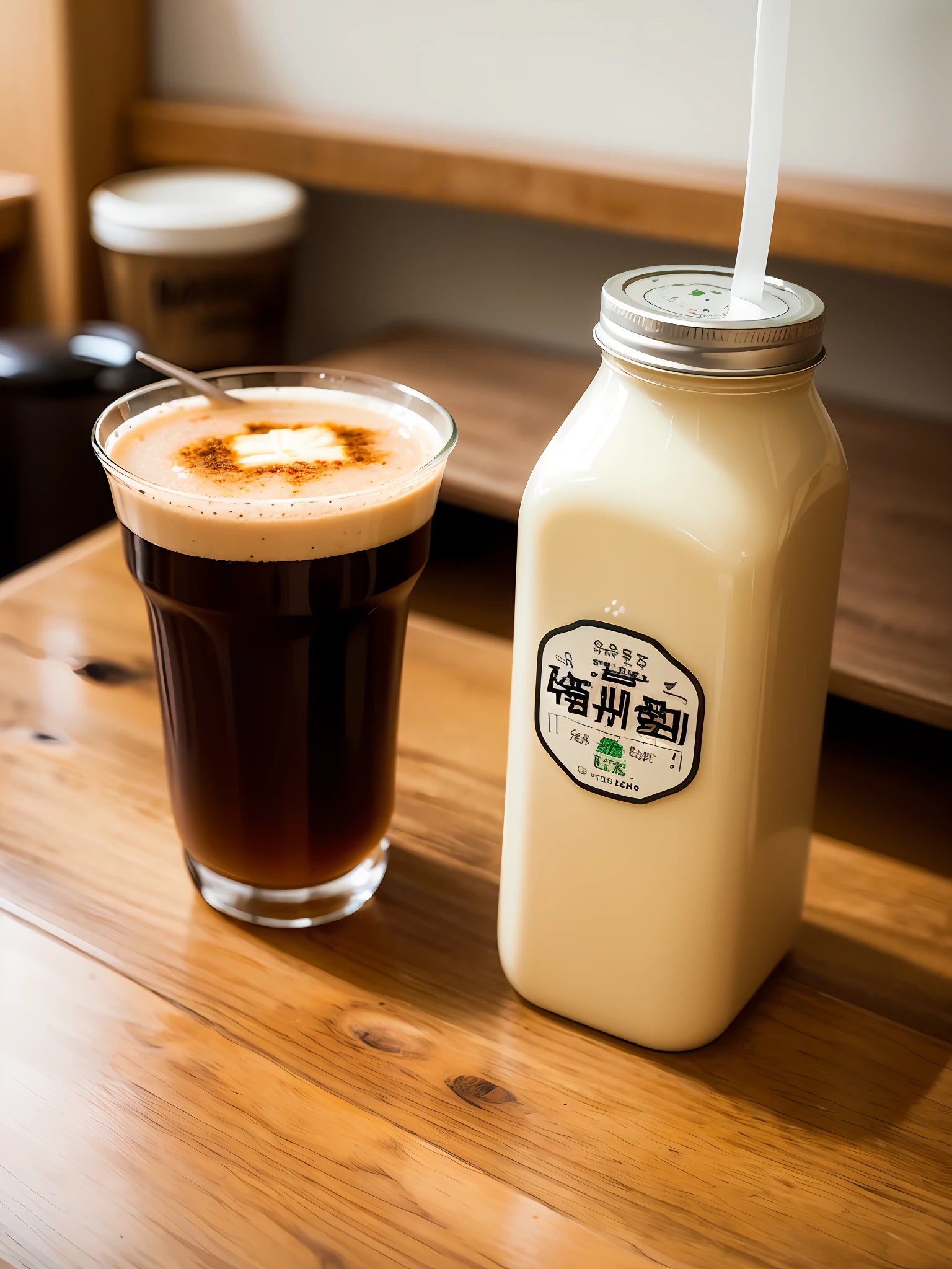 Barley milk tea nourishes the stomach, fills the stomach and is healthy