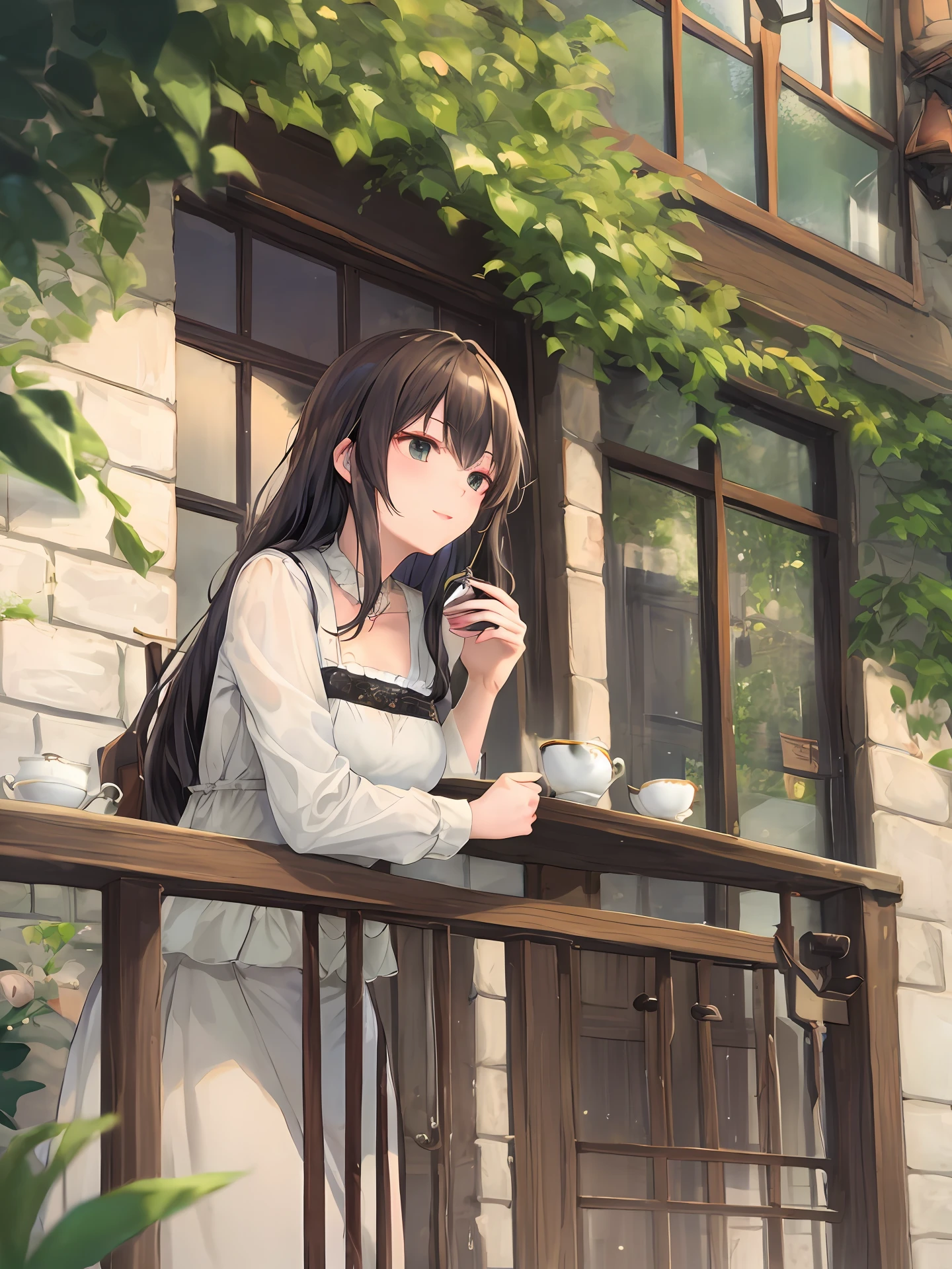 Leisurely tea room
