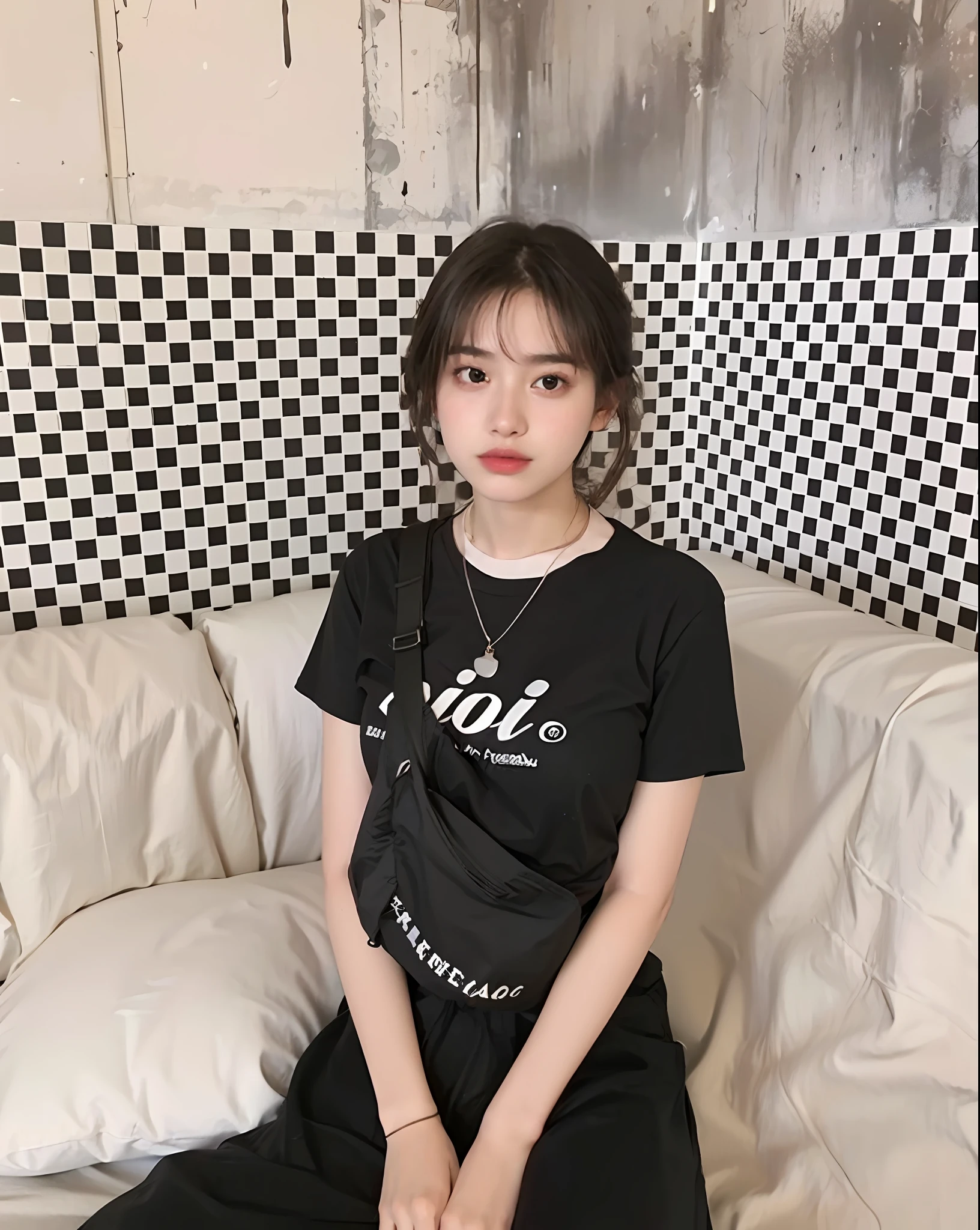 (Large breast:1.4),(shirt:1.4),(Best quality,masterpiece,ultra high res,(photorealistic:1.4),1girl,(16 years old:1.4),(partially unbuttoned:1.5)