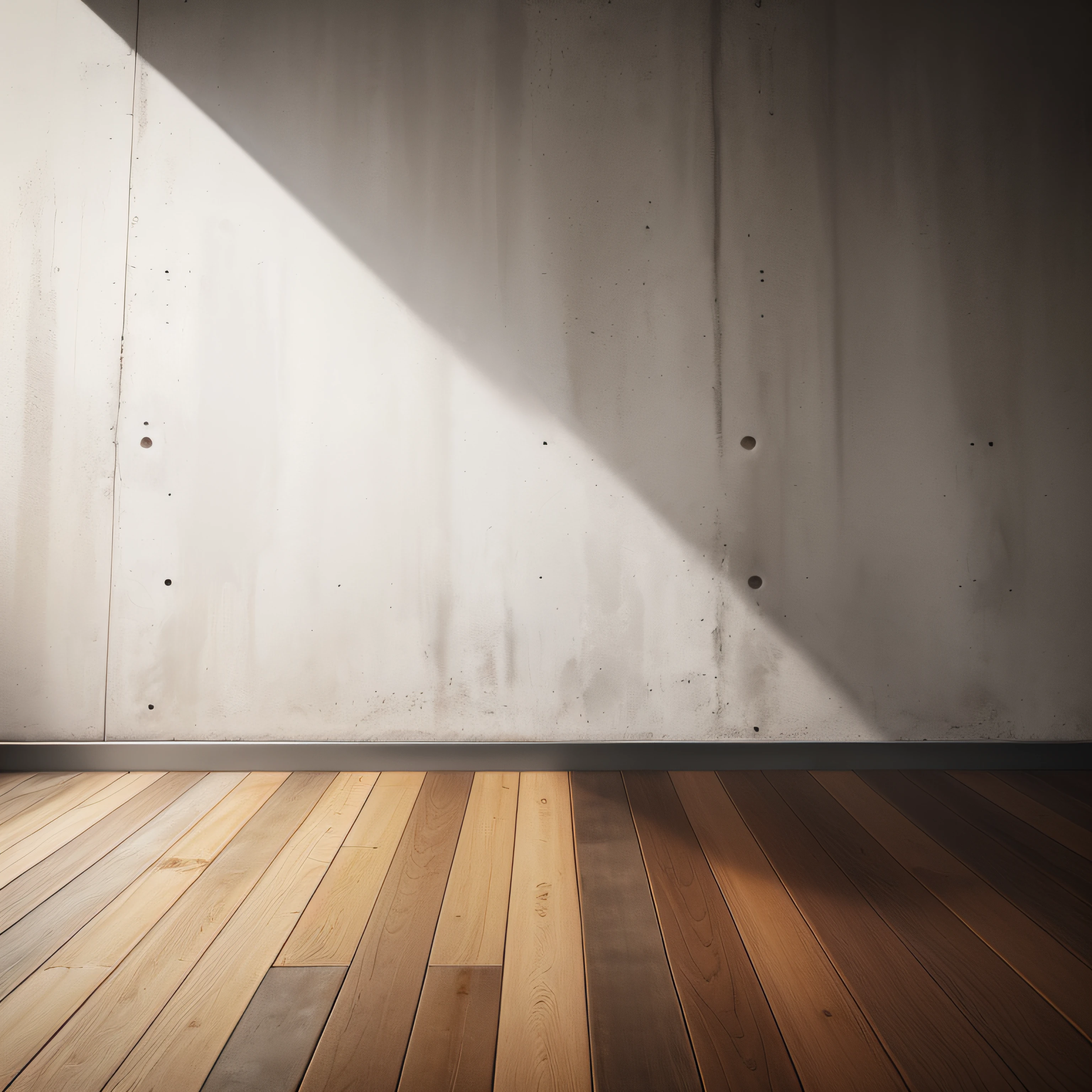 a close up of a wooden floor with a concrete wall, dark concrete room, interior background, basic background, concrete wall, background image, concrete _ wall ) ], empty warehouse background, grey warehouse background, plain studio background, plain background, concrete walls, white concrete floor, dark room wall, grunge wall, studio background, white wall background, dark studio background