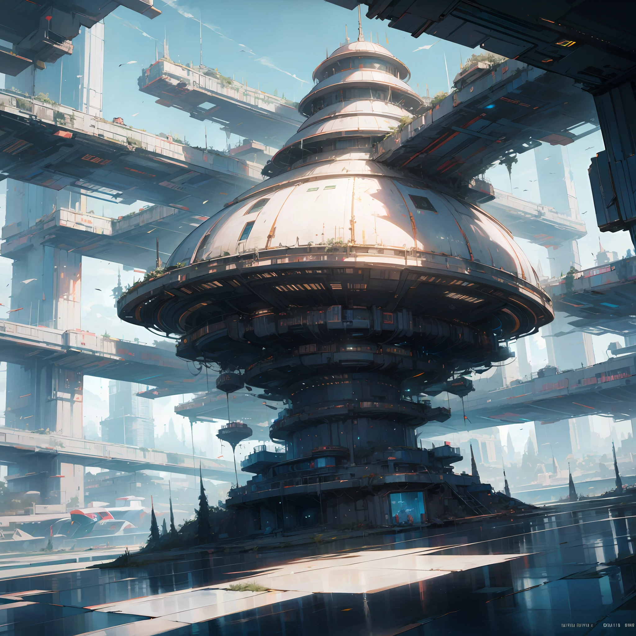 Cyberpunk Future World Skyscrapers --auto