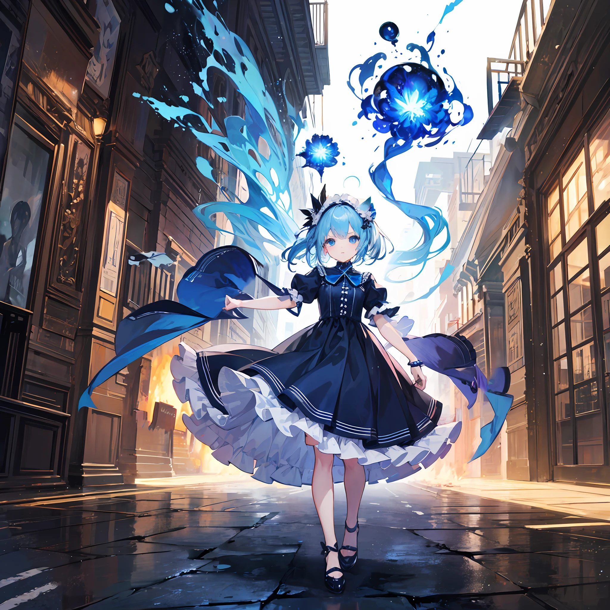 Blue-eyed loli, resolute