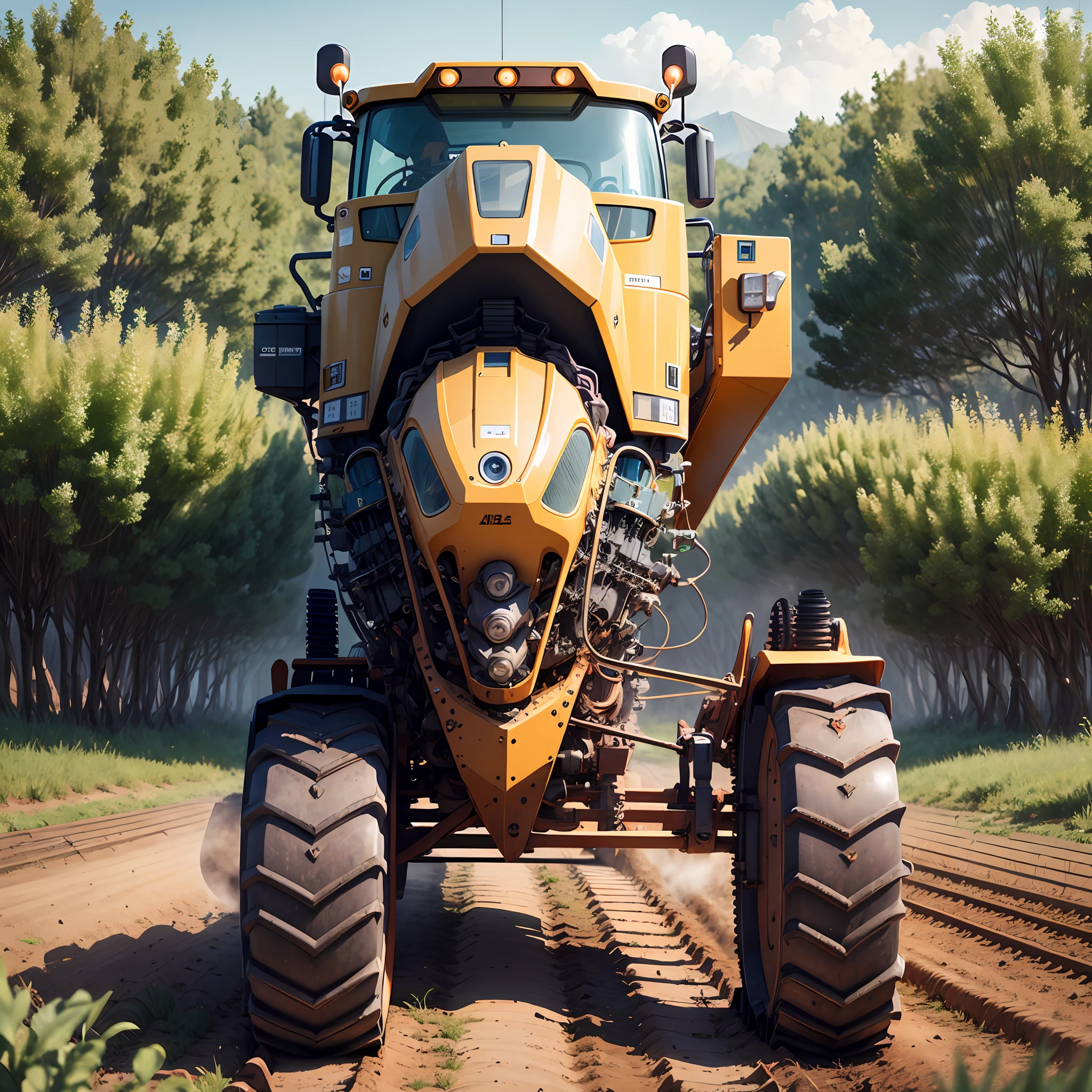 Design Future Terrestrial Planet Agricultural Machinery