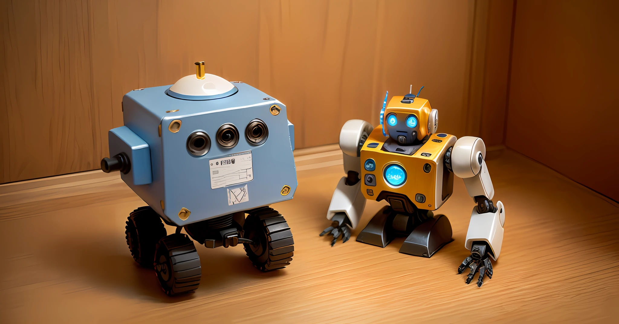 A small home robot without background