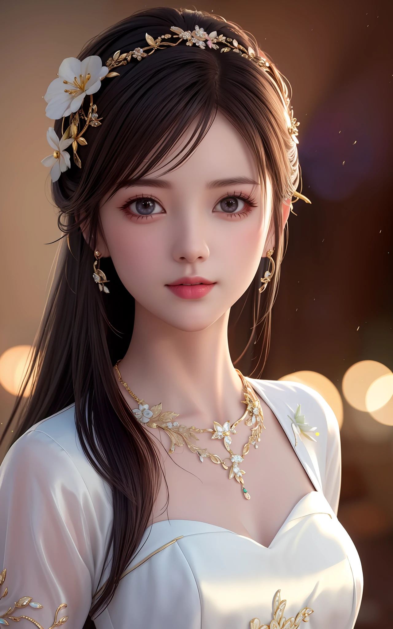 best quality, masterpiece, highres, 1girl,china wedding dress,hair ornament,necklace, jewelry,Beautiful face,upon_body, tyndall effect,photorealistic, dark studio, rim lighting, two tone lighting,(high detailed skin:1.2), 8k uhd, dslr, soft lighting, high quality, volumetric lighting, candid, Photograph, high resolution, 4k, 8k, Bokeh