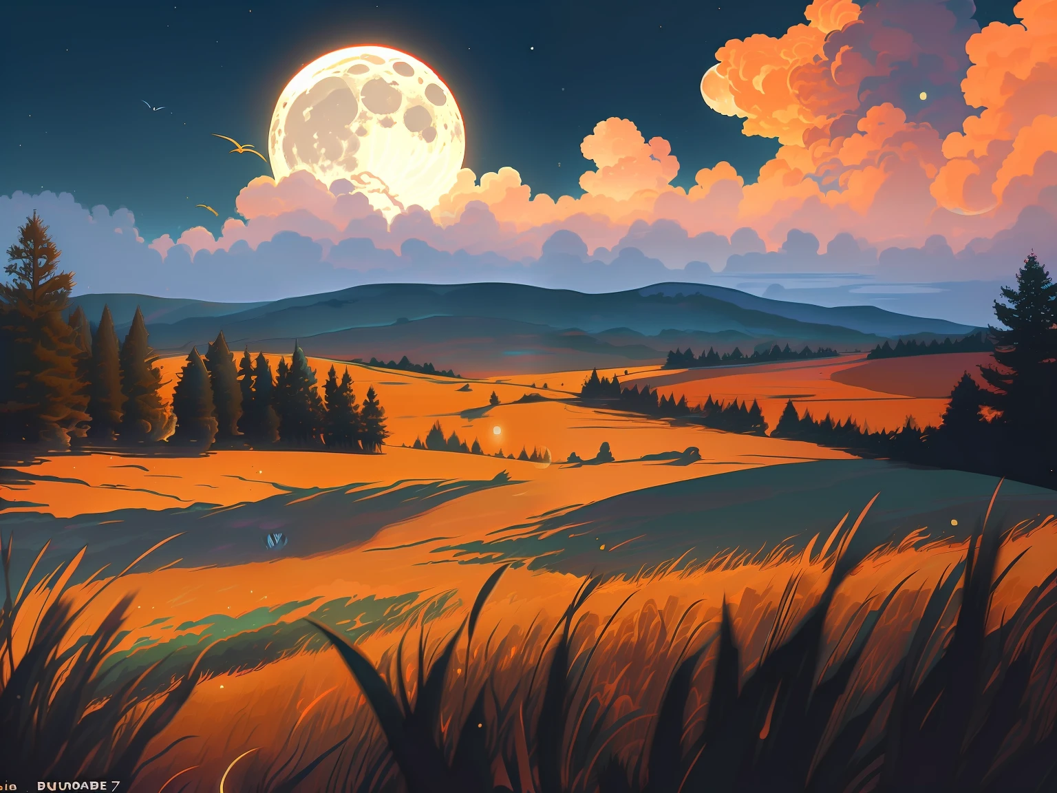 bigger moon in middle --auto