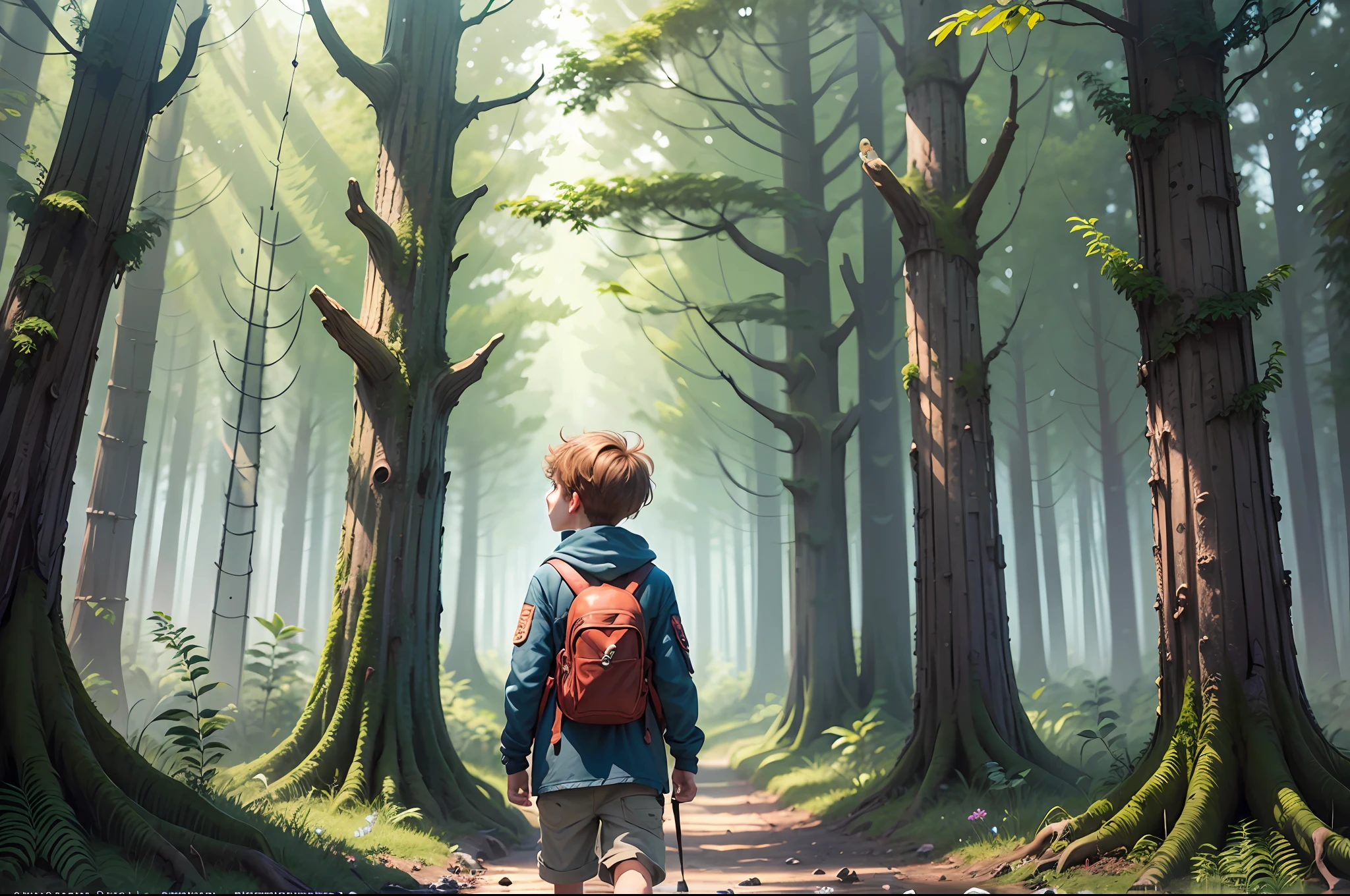 The Lost Boy Keywords: boy, Lucas, enchanted forest, adventure, fascinated, nature, lost, scared, --auto --s2