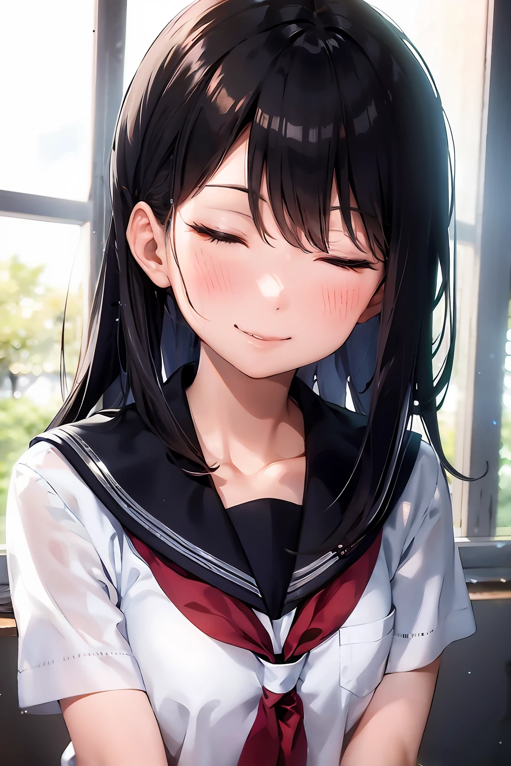 shut one's eyes