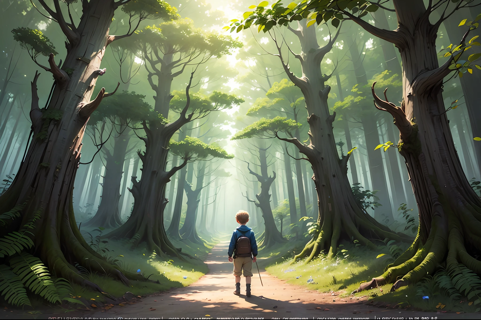 The Lost Boy Keywords: boy, Lucas, enchanted forest, adventure, fascinated, nature, lost, scared, --auto --s2