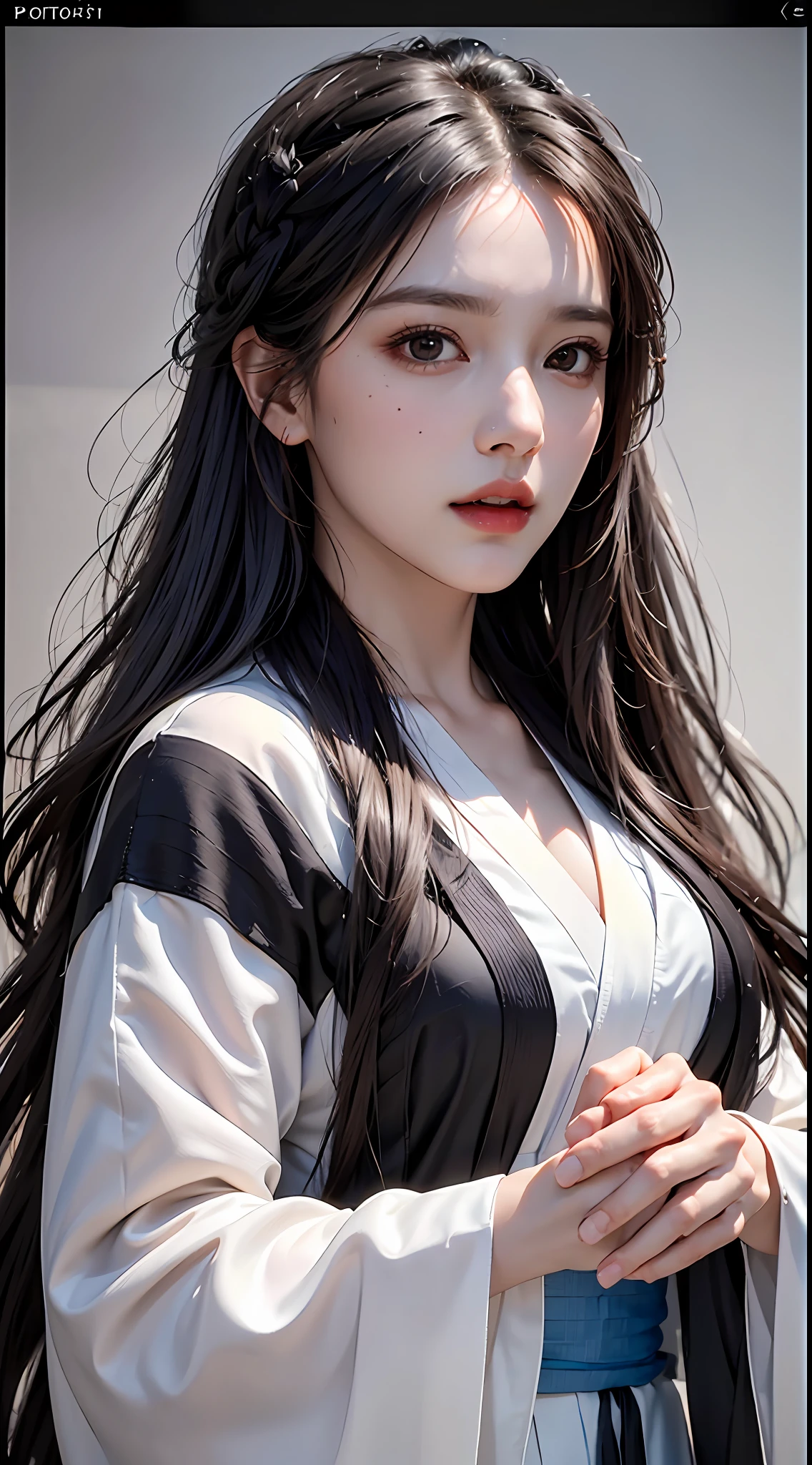 (photorealistic:1.4),8k,(masterpiece), best quality, highest quality, (detailed face:1.5),original,highres, unparalleled masterpiece, ultra realistic 8k, perfect artwork, ((perfect female figure)), 1 girl, long hair, black eyes, hanfu