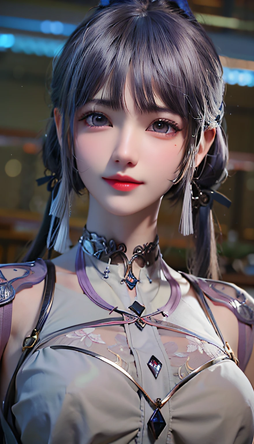 Best Quality, Masterpiece, Close Up of an Oriental Beauty, Need for Beauty, Asian, Dragon, Game CG, Lineage 2 Revolutionary Style, Yun Ling, Close-up Character, Character Close-up, Inspired by Lee Meishu, Character Close-up, Hirase Jinyao, Female Character, Inspired by Lan Ying, Shadow Messenger Movie, (Perfect Face), (Delicate and Beautiful Facial Features), (Beautiful Eyes), (Pointed Nose), Super Fine Face, Delicate Eyes, Double Eyelids, Beautiful Face, (Photo Realistic: 1.3), Cute, Medium Breasts