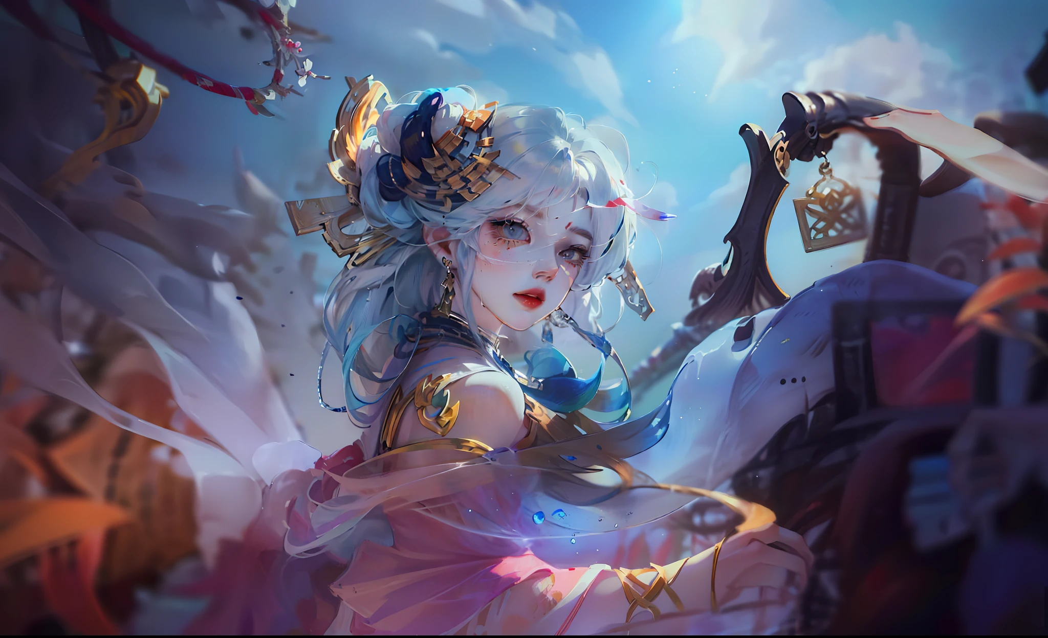 8K, Best Quality, Masterpiece, Ultra High Resolution, (Realism: 1.4), Original Photo, (Realistic Skin Texture: 1.3), (Film Grain: 1.3), (Selfie Angle), 1 Girl, Beautiful Eyes and Face Details, Masterpiece, Best Quality, Close-up, Upper Body, Looking at the Viewer