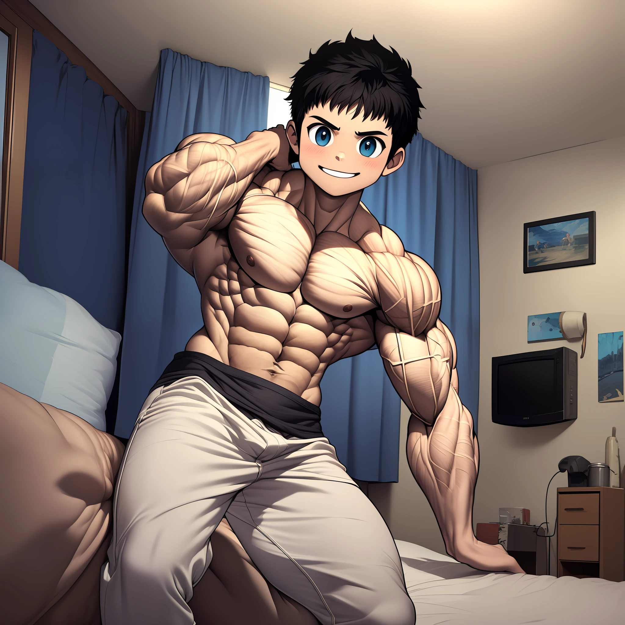 muscular boy