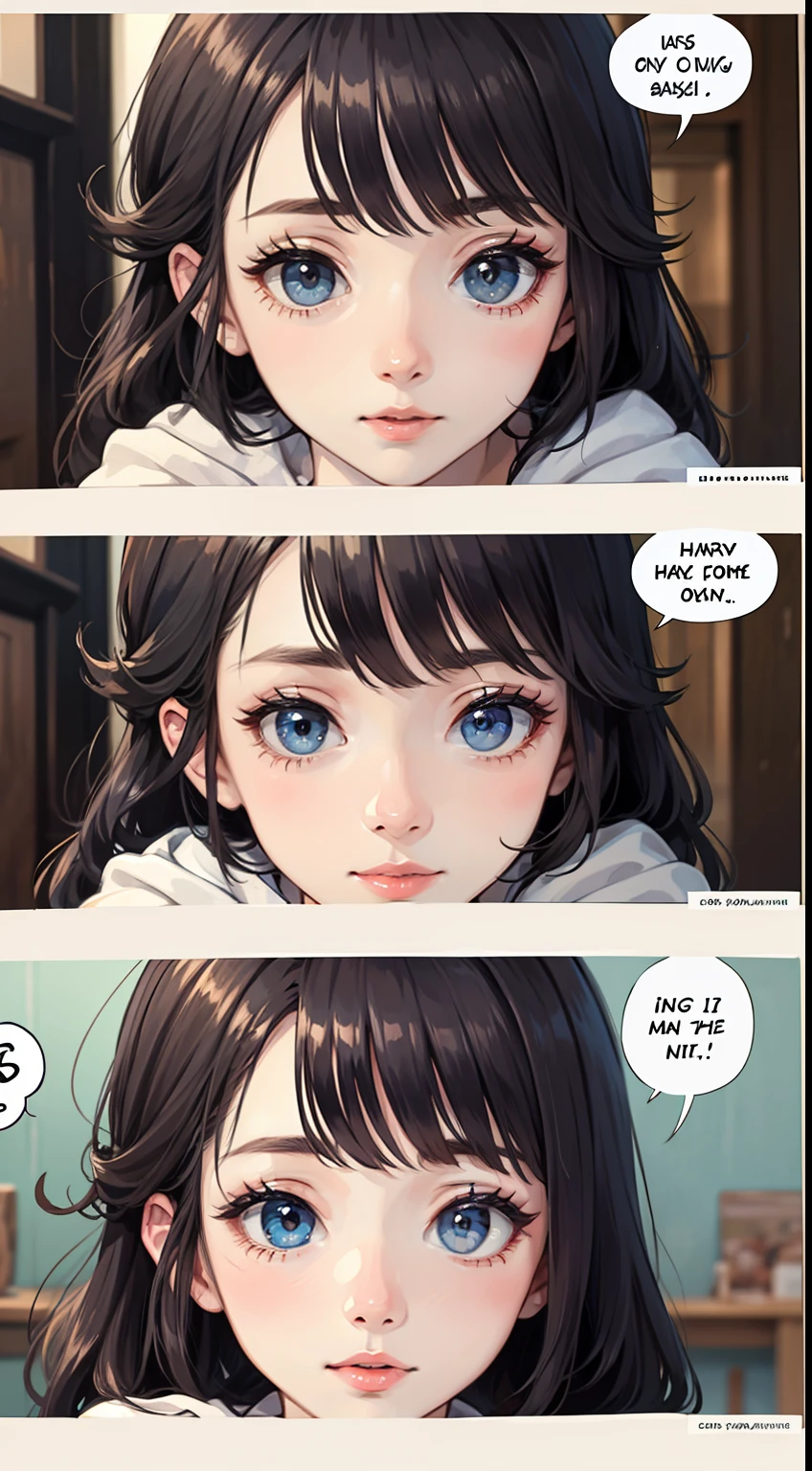 masterpiece, best quality, girl,
BREAK
koma, dialogue box, speech bubble,