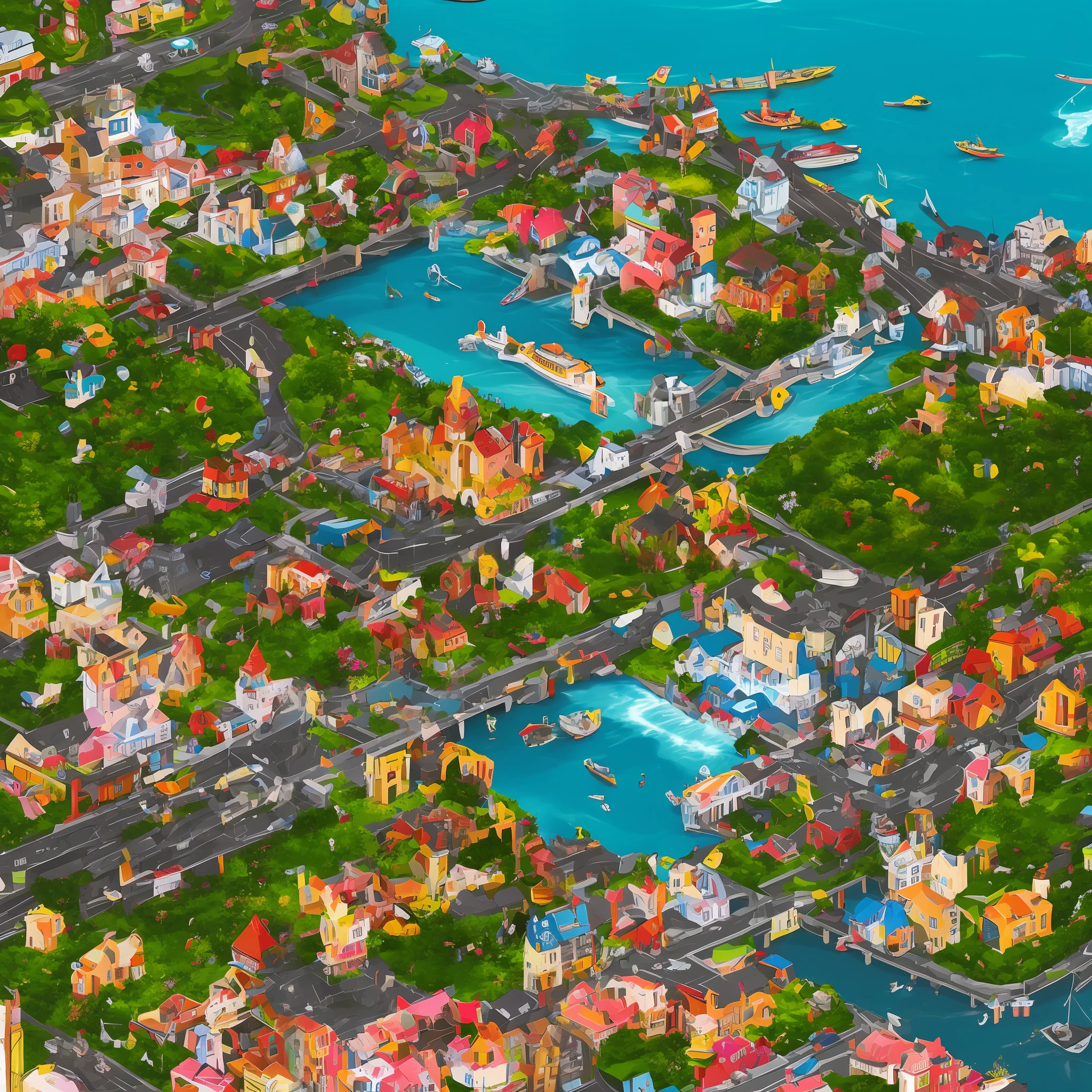 City by the Sea Animation --auto