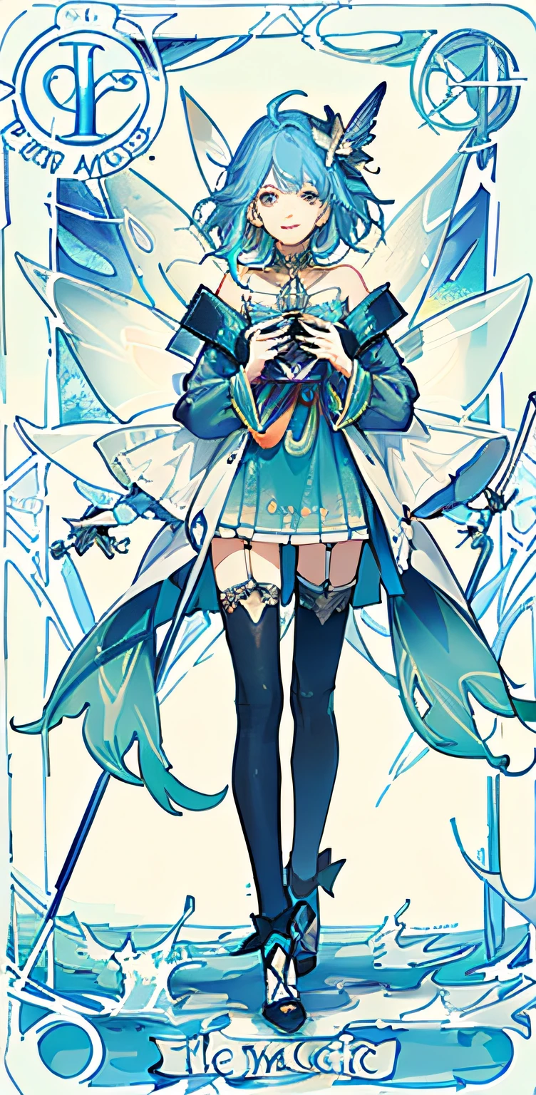 (Golden Ratio:1.2),(rose graffiti:1.2),(fault color:1.3),[(white background:1.4)::10], (full body:1.2),(ultra-detailed:1.3),(tarot:1.6),(the magician (tarot):1.6),

(paper:1.2),(fairy:1.6),(fairy wings:1.2),full body, standing in the air,(cool:1.2),(red long hair),(butterfly hair ornaments),(flower hair ornaments:1.0),((sandal,Locket)),(colorful cocktail long dress:1.0)+(Loose sleeves coat :1.3)+(floting colorful tassel and ribbon :1.2),(White stockings:1.2),

(colorful ink paper flower grow on the face:1.2),(colorful flower sea:1.3),

(chaotic geometric images:1.3),(nagative space:0.8),(drawing board:1.3),

(ether colorful ink flowing:1.3)