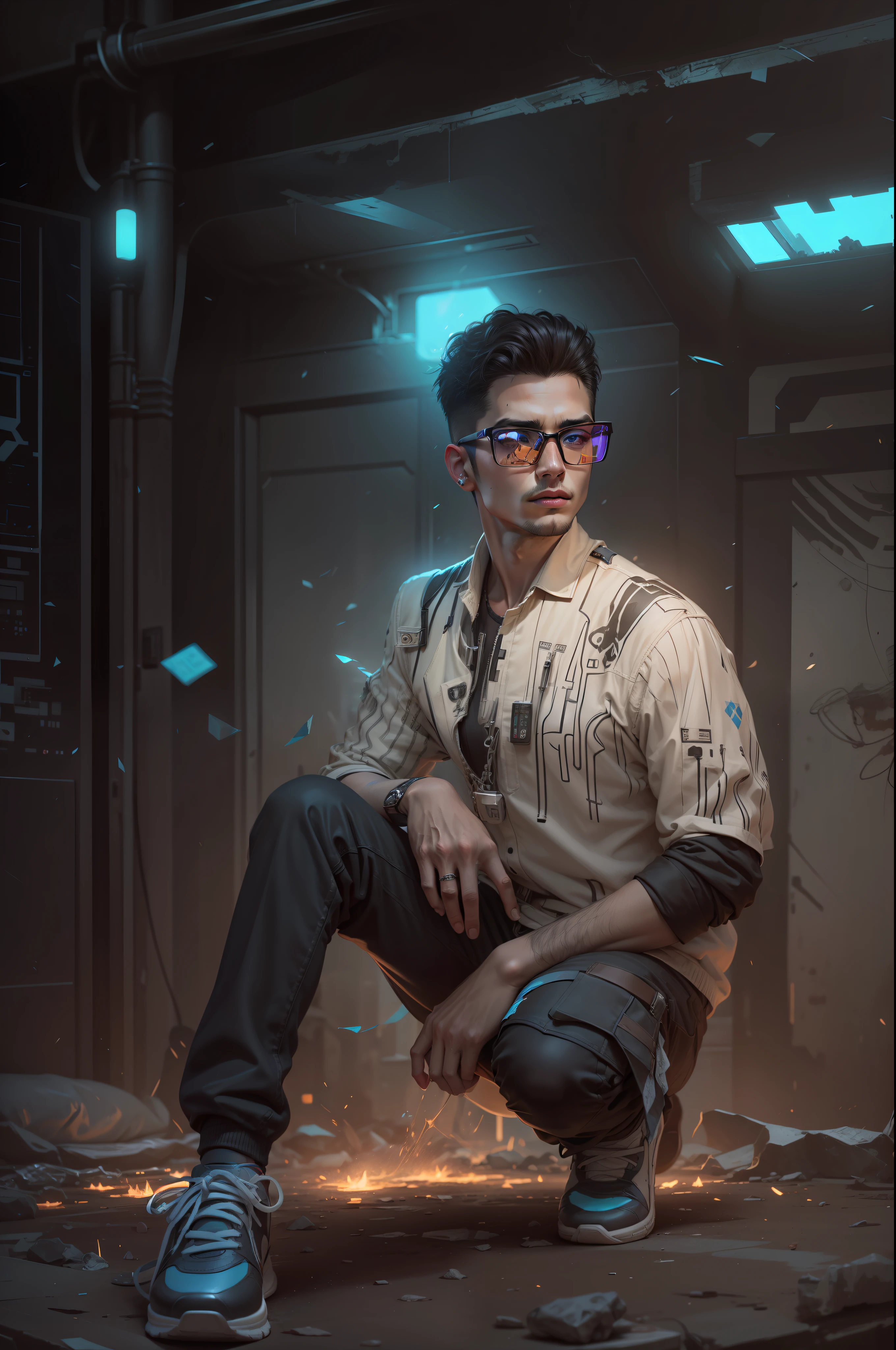 Change background cyberpunk handsome boy, realistic face,8k, ultra realistic,