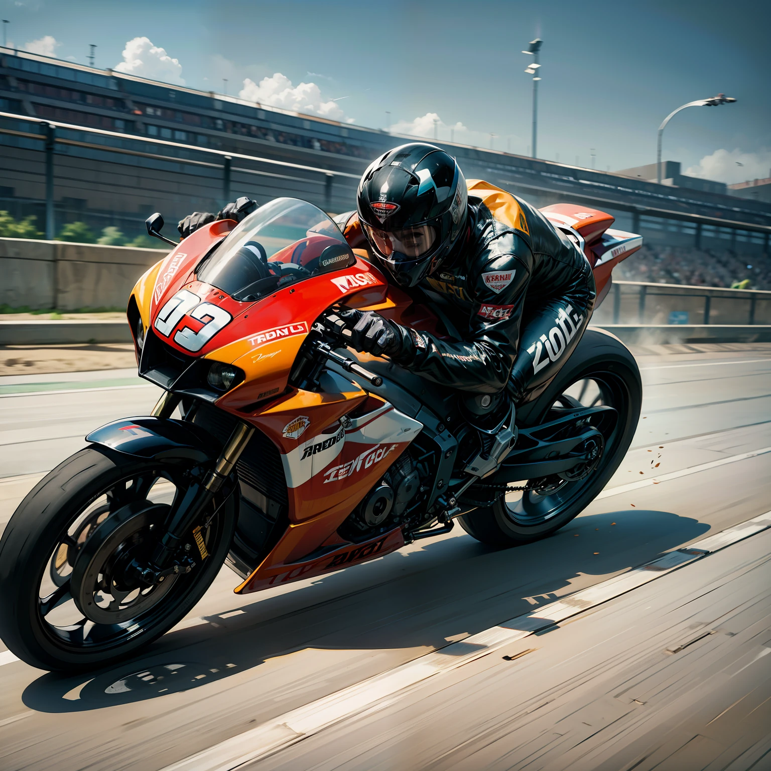 Racing, Sense of Speed, Sprint, Track, Motorcycle,