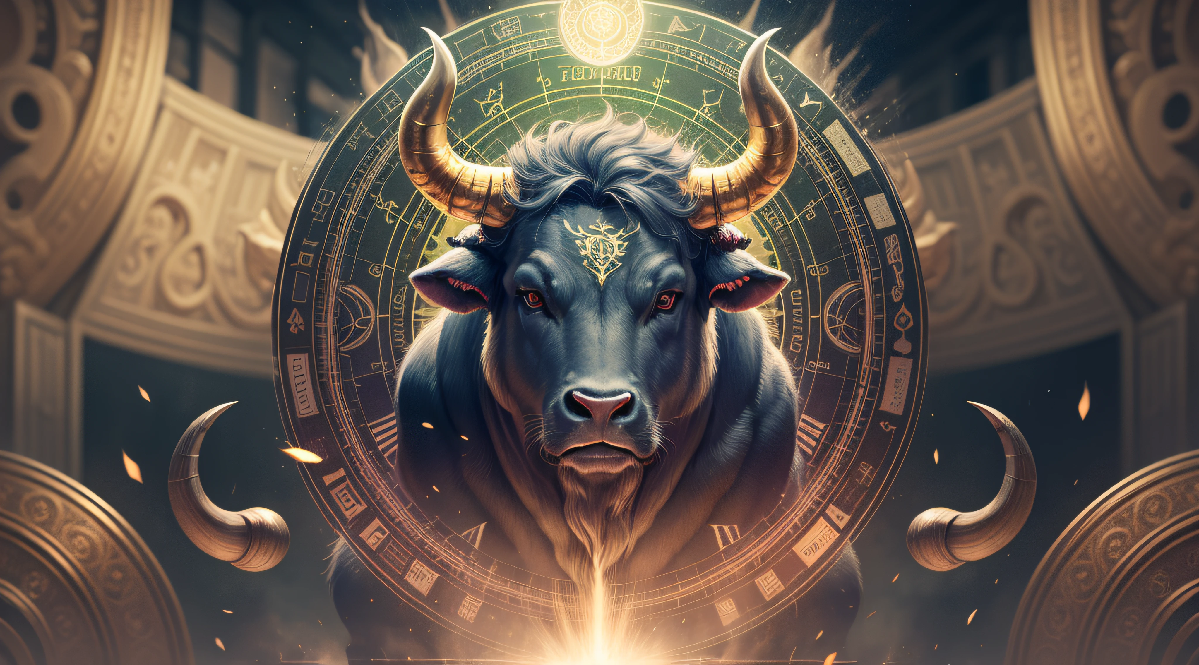 zodiac taurus, bull, strong, circle, horns, sexy,