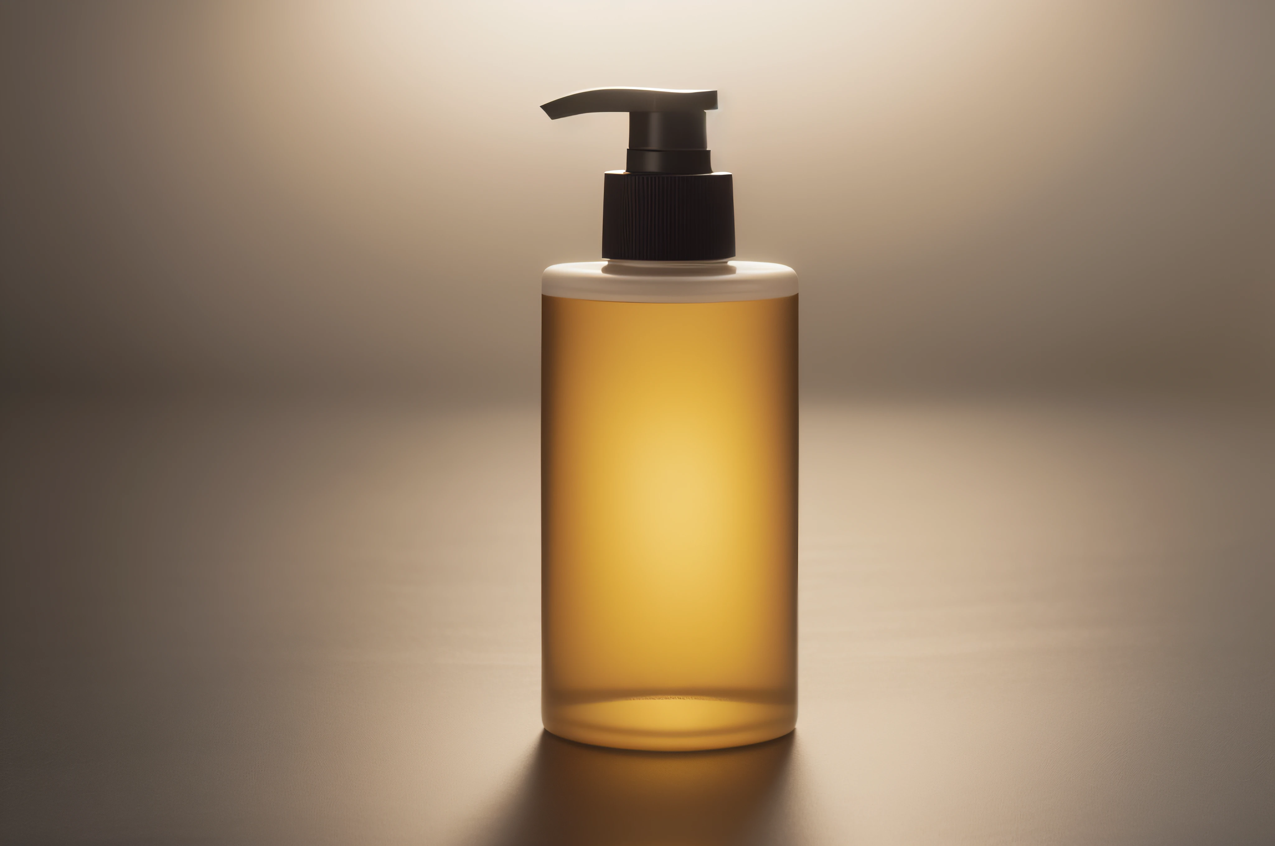 No flash, white light white background, bottle body with matte texture on white background, close-up of light yellow liquid inside bottle, remove yellow light, high quality local rendering, professional product shooting, matte skin, product photo, product photography 4K, matte skin, product rendering, product photography, professional product photo, full product photo, translucent body, close-up product photo, product introduction photo --auto