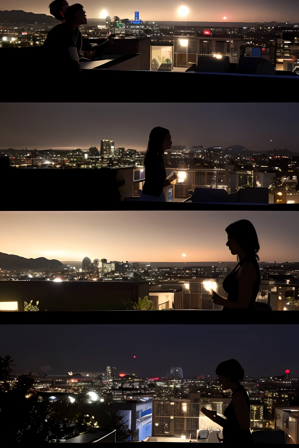Photos of vast landscapes, (view of the sky and the wilderness below), running naked in the wild desert, (Full Moon: 1.2), (Meteor: 0.9), (Nebula: 1.3), Distant Mountains, Tree Breaking Making Art, (Warm Light Source: 1.2), (Firefly: 1.2), Lights, Purple and Orange, Intricate Details, Volumetric Lighting BREAK (Masterpiece: 1.2), (Highest Quality), 4K, Super Delicate, (Dynamic configuration: 1.4), highly detailed and colorful details (iridescent colors: 1.2), (sparkling lighting, atmospheric lighting), dreamy, magical, (solo: 1.2)
