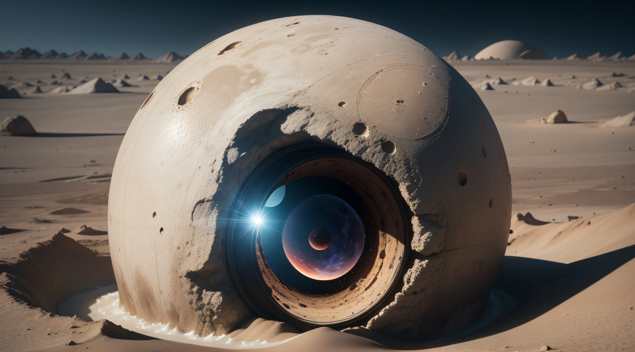 Photo, (Photorealistic: 1.4), (Hyperrealistic: 1.4), (Cinematic: 1.5), lunar surface,